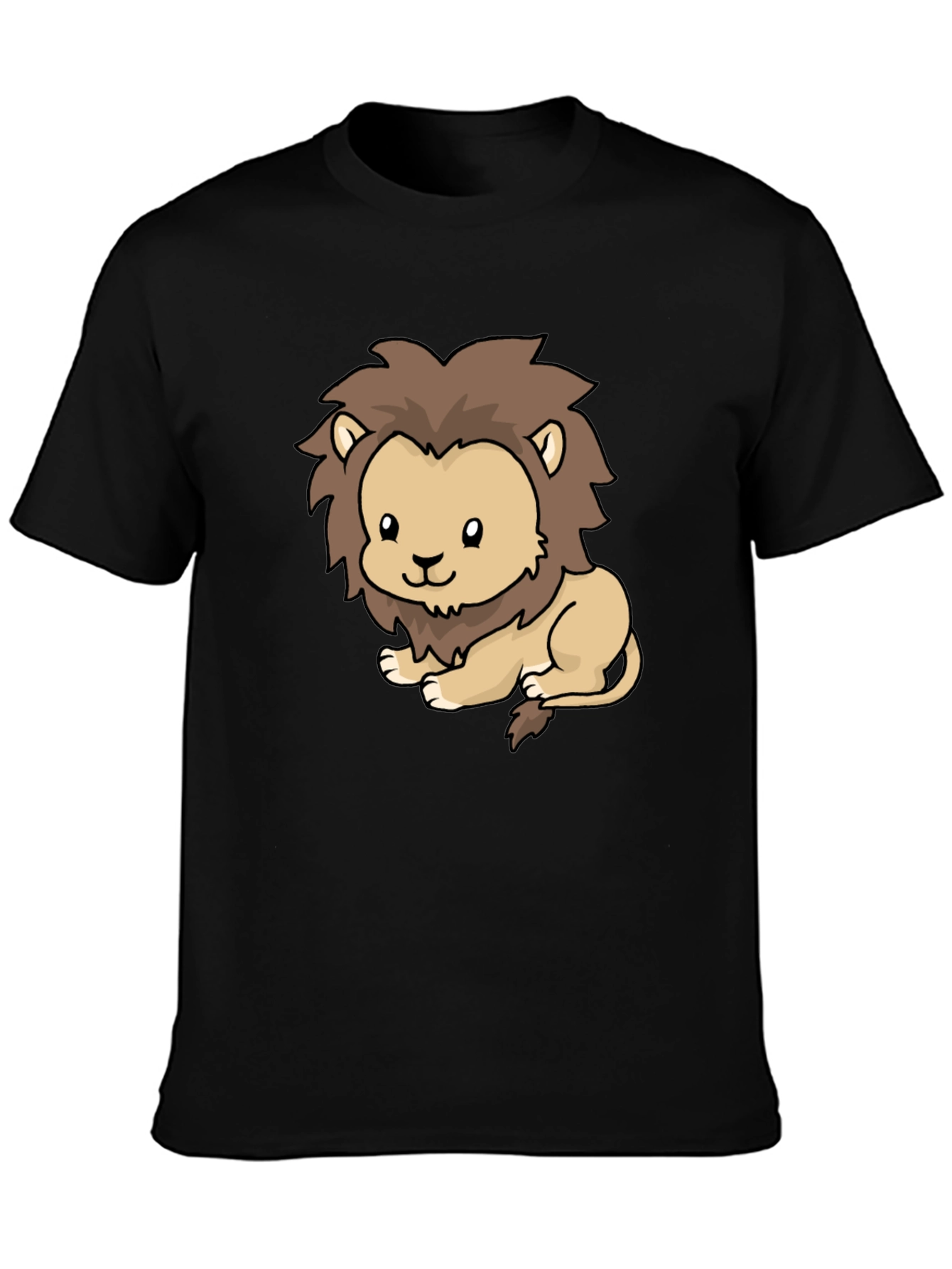Cute Cartoon Lion Graphic Tee