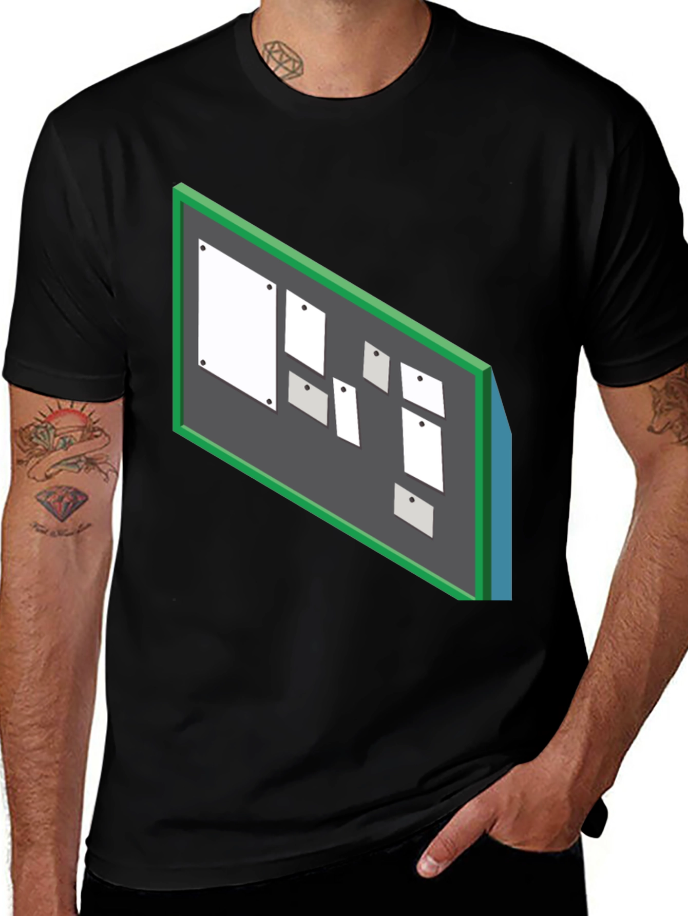 Bulletin Board T-Shirt - Funny Office Humor Tee