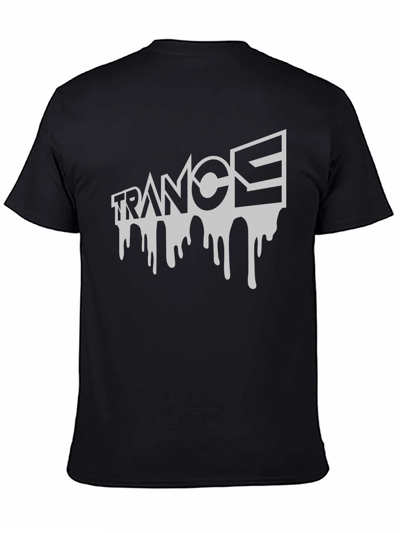 Trance Drip Tee - Black Graphic T-Shirt