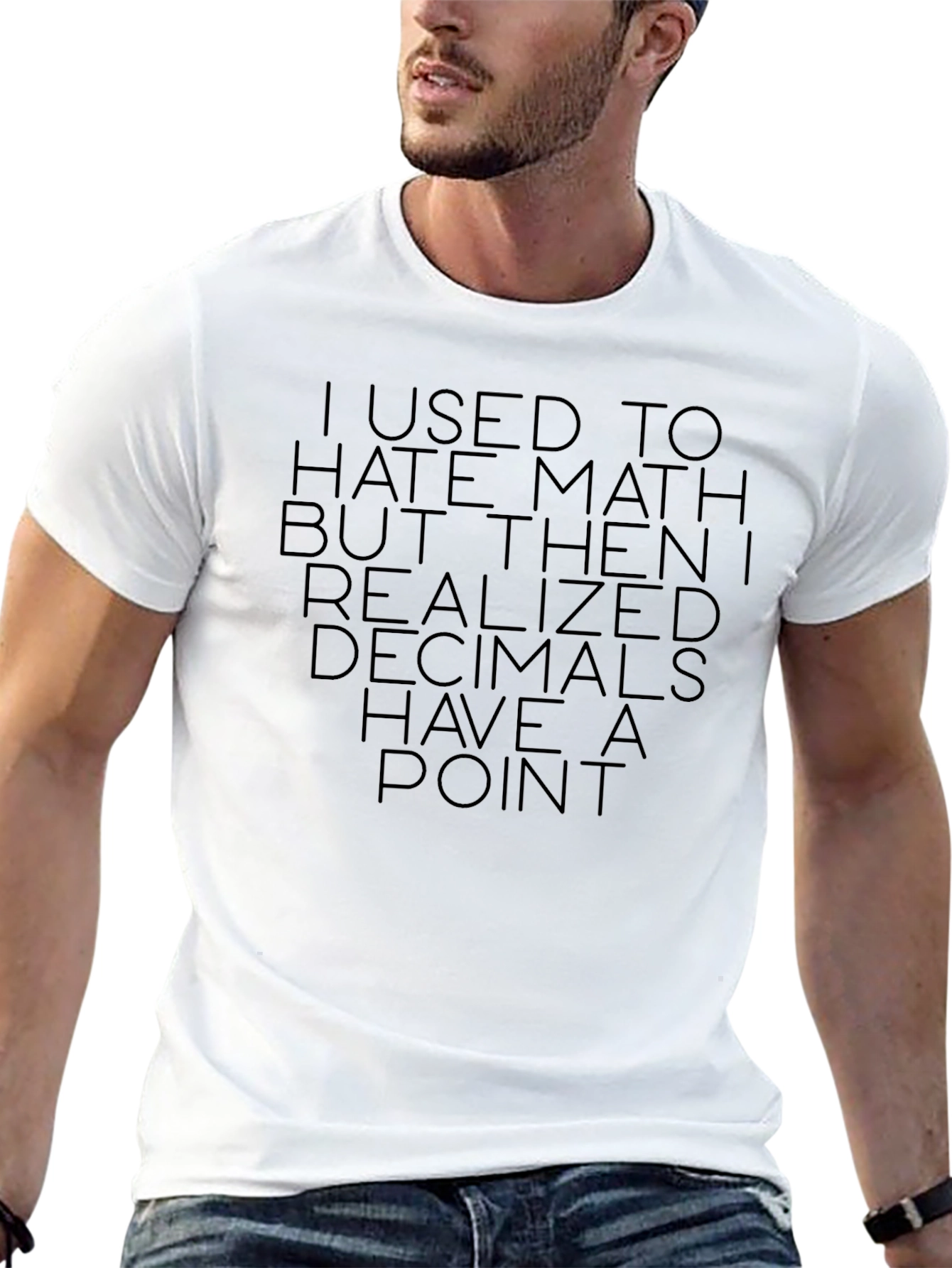 Math Humor T-Shirt: Decimals Have a Point Tee