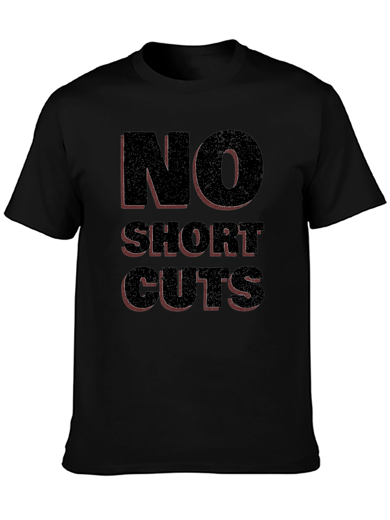 No Shortcuts Graphic Tee - Black