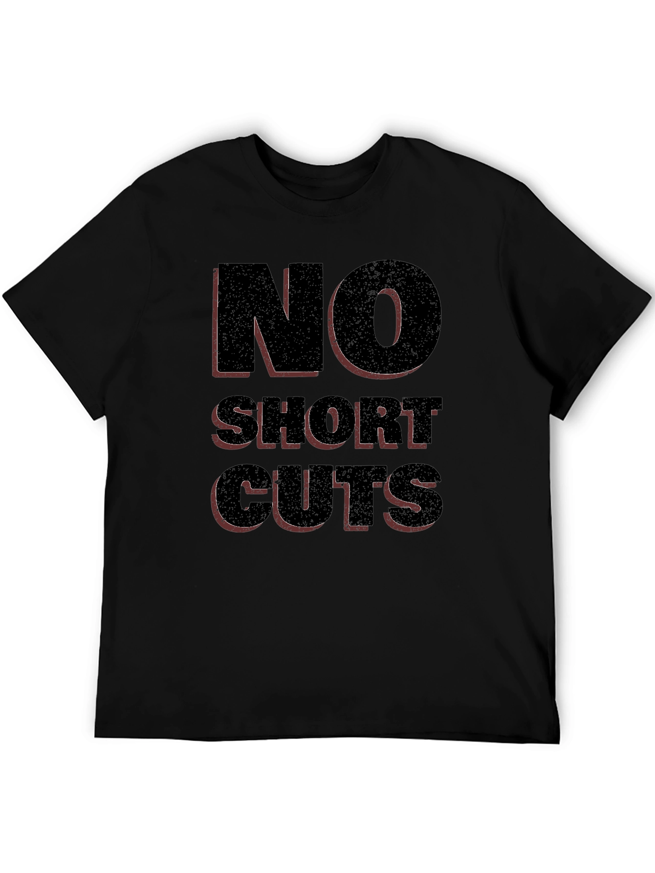 No Shortcuts Graphic Tee - Black