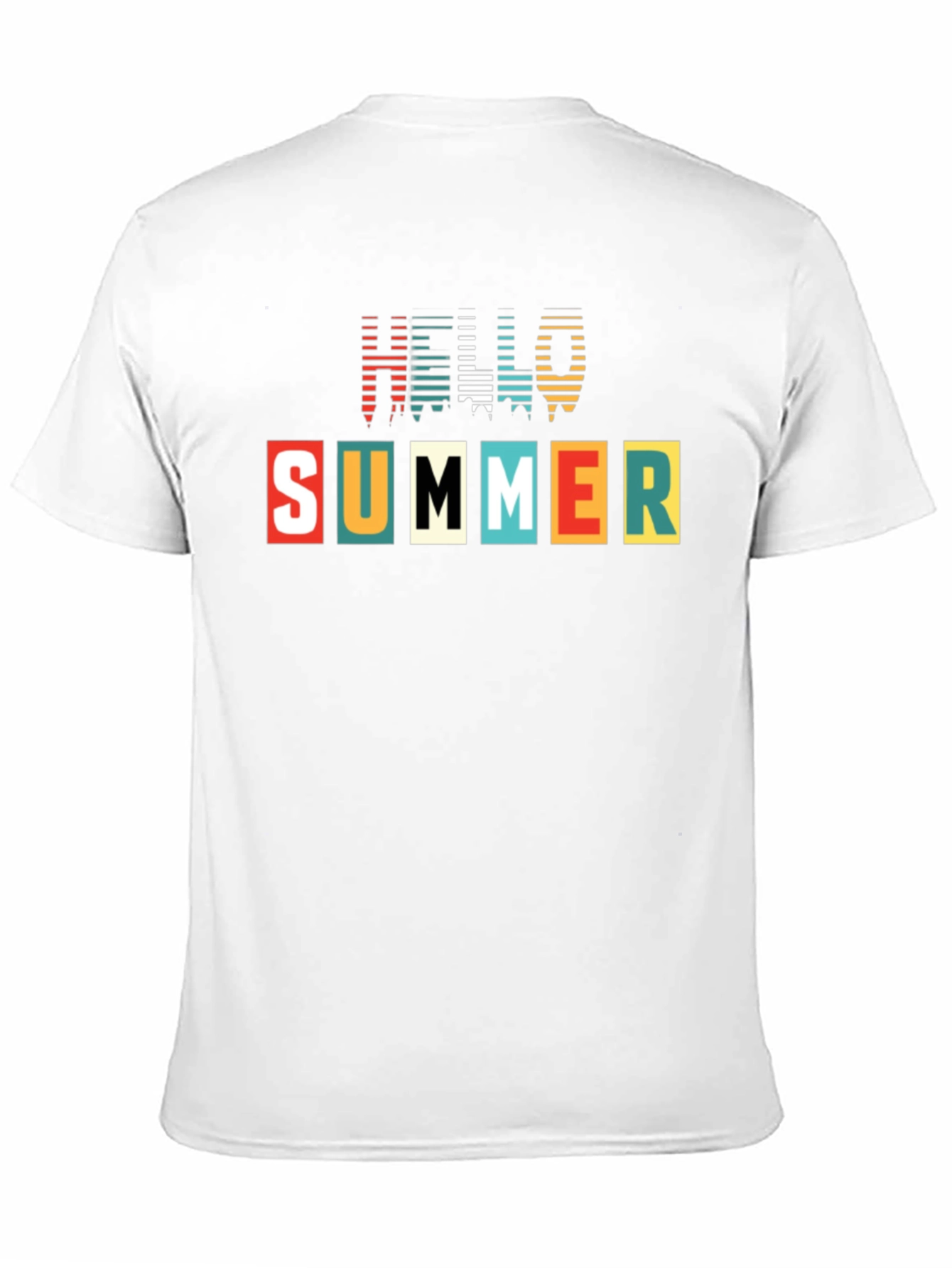 Hello Summer Graphic Print T-Shirt
