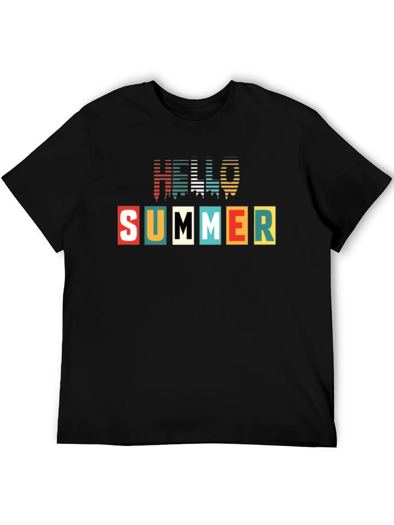 Hello Summer Graphic Print T-Shirt