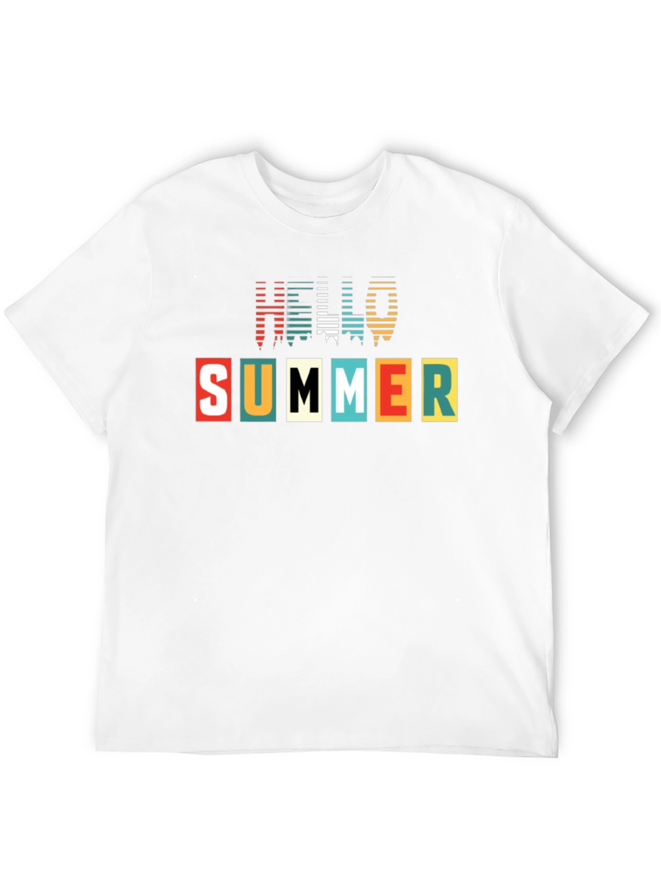 Hello Summer Graphic Print T-Shirt