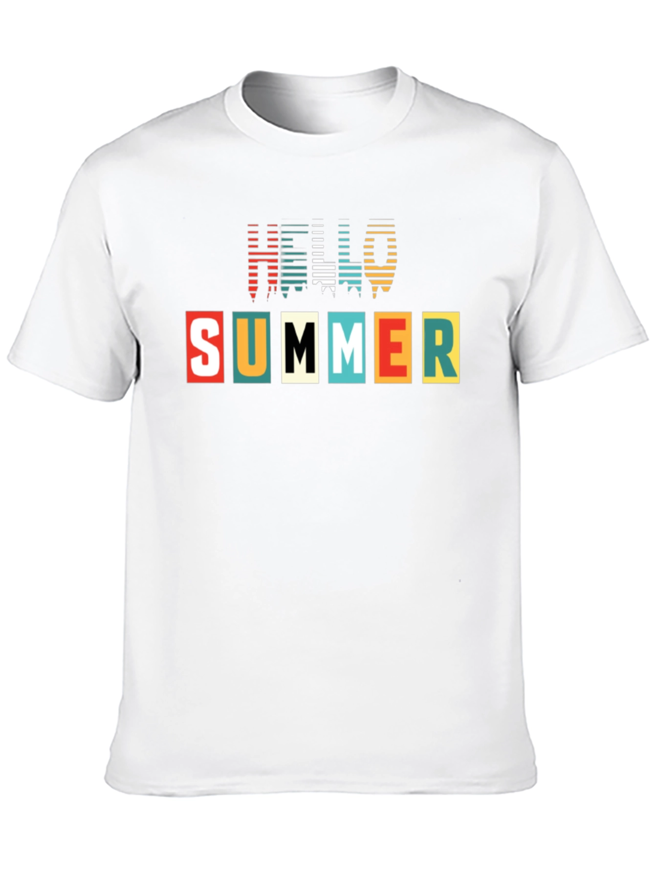Hello Summer Graphic Print T-Shirt