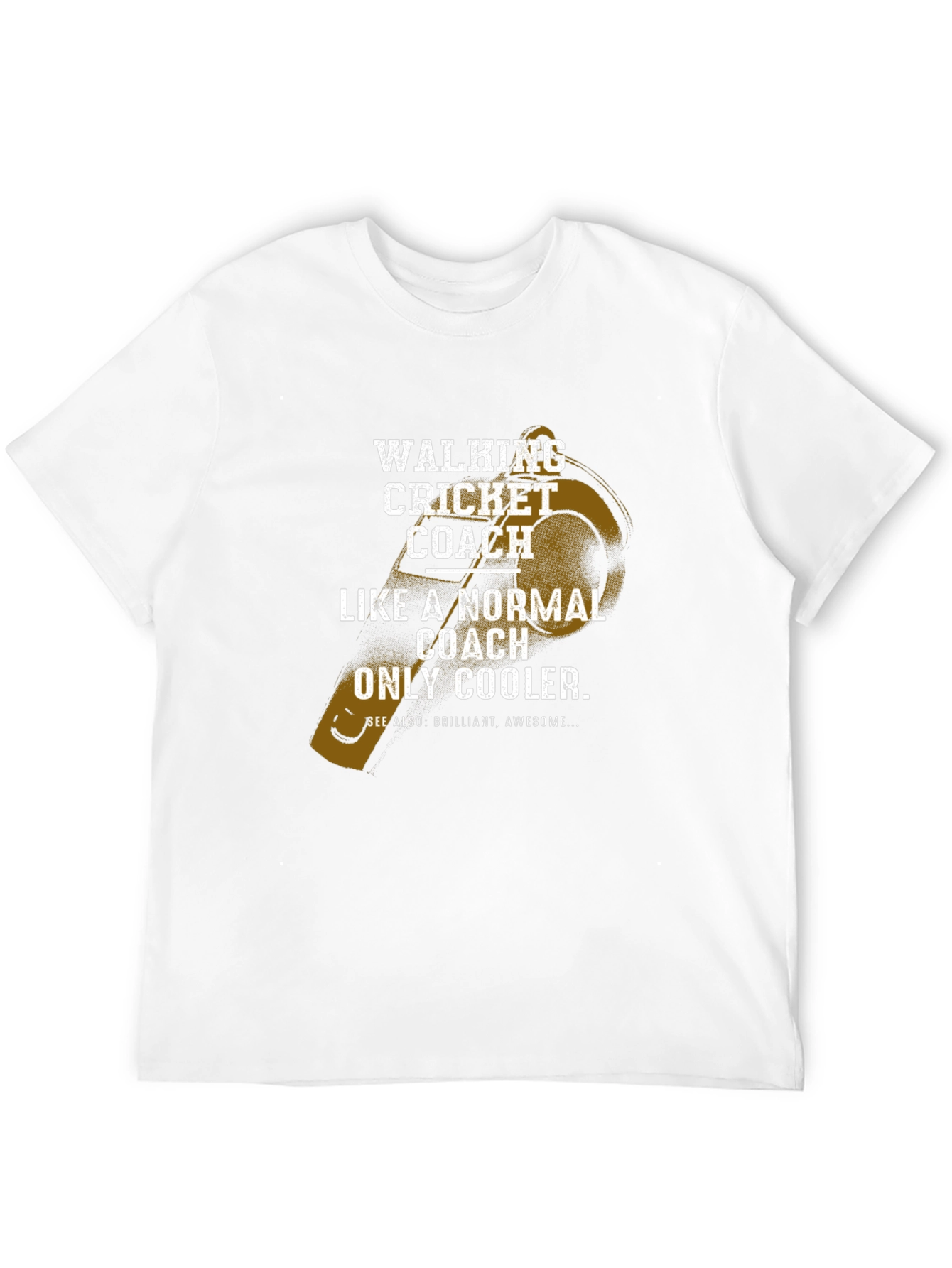 Walking Cricket Coach T-Shirt