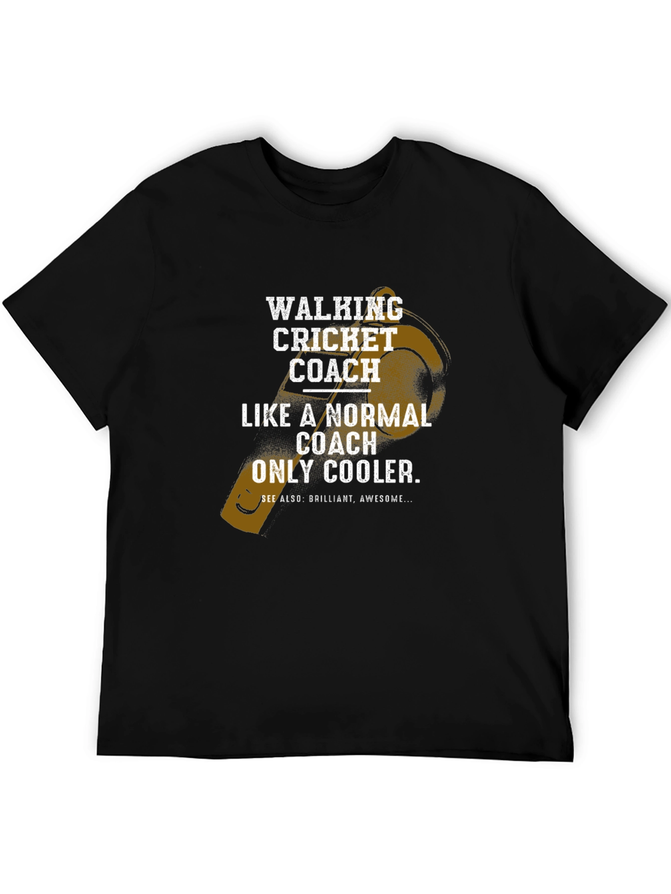 Walking Cricket Coach T-Shirt