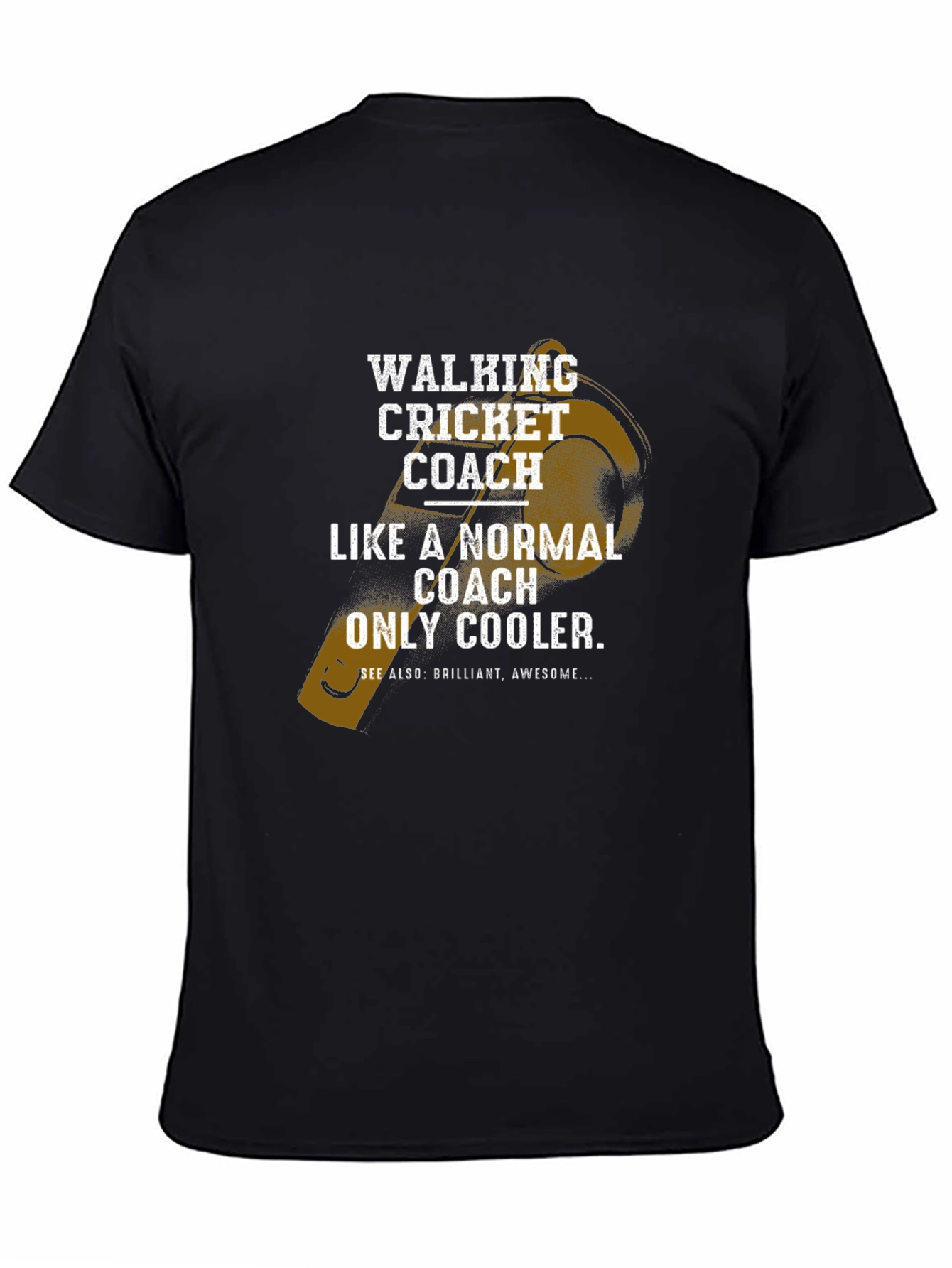 Walking Cricket Coach T-Shirt