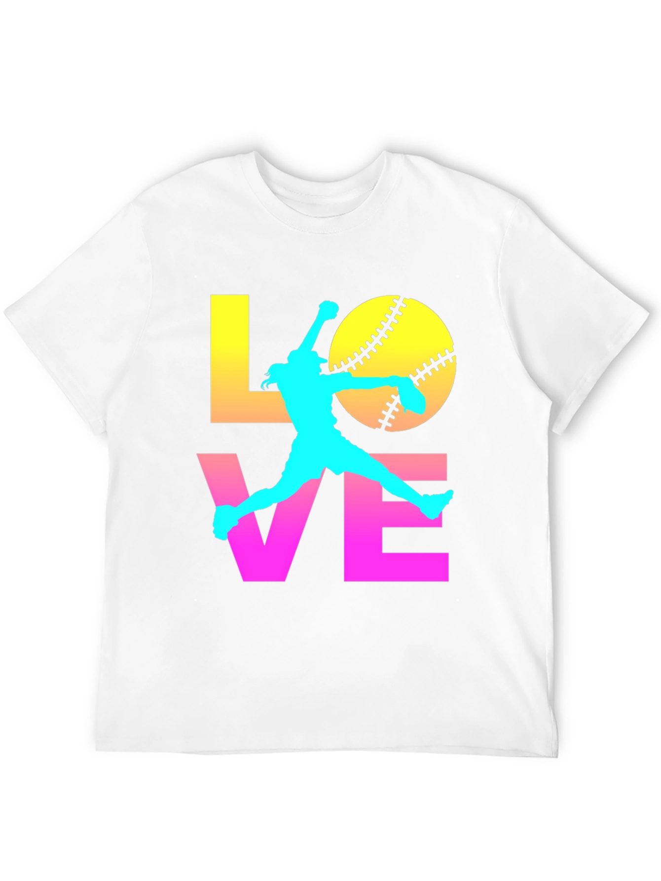 Softball Love Graphic Tee