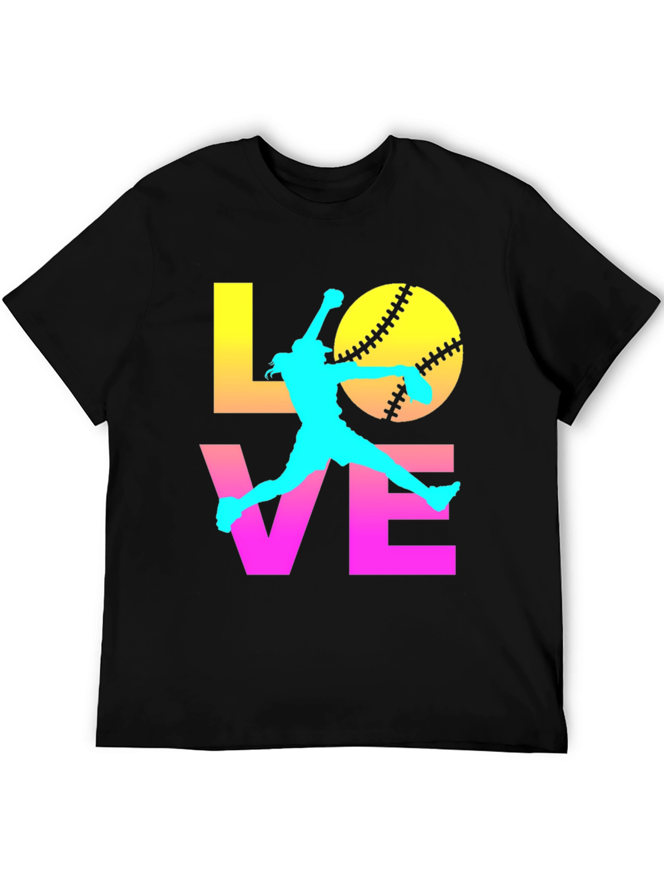 Softball Love Graphic Tee