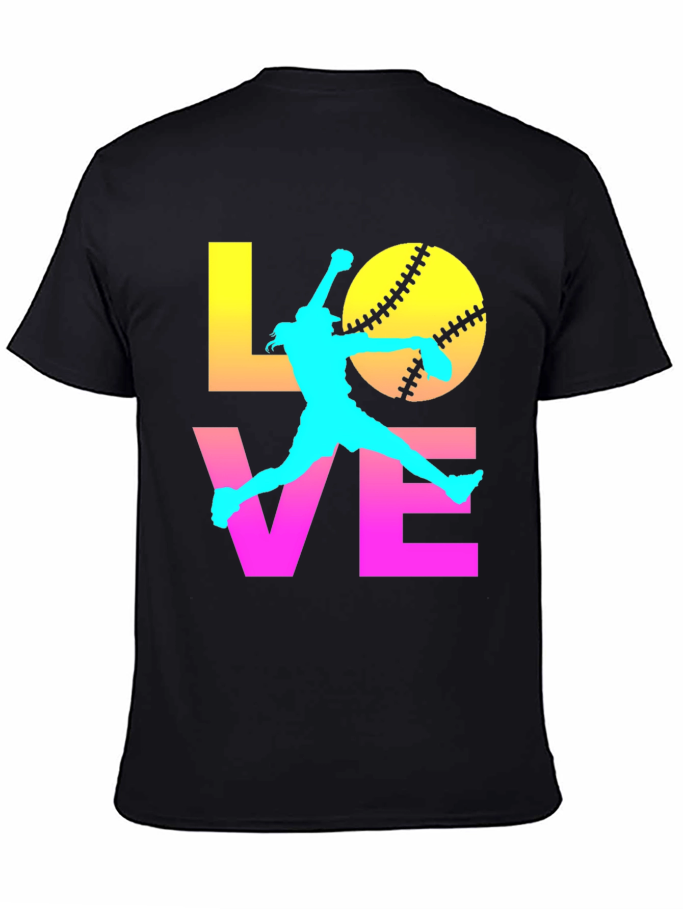 Softball Love Graphic Tee