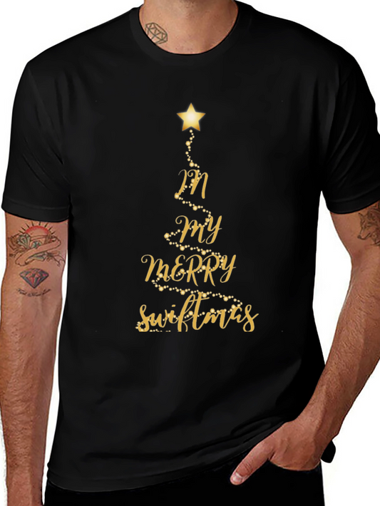 Merry Swiftmas Black T-Shirt