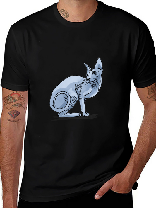 Sphynx Cat Graphic T-Shirt