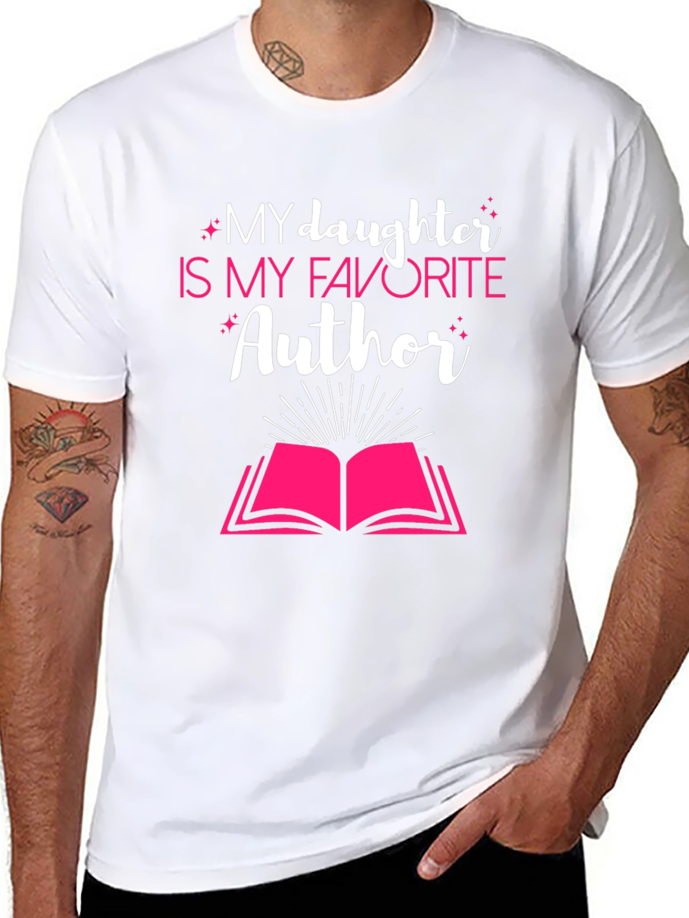 My Daughter is My Favorite Author T-Shirt