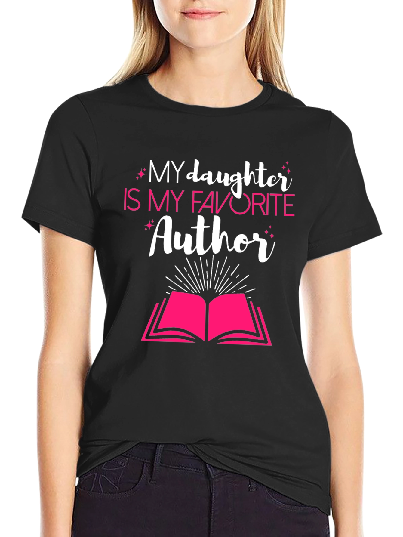 My Daughter is My Favorite Author T-Shirt