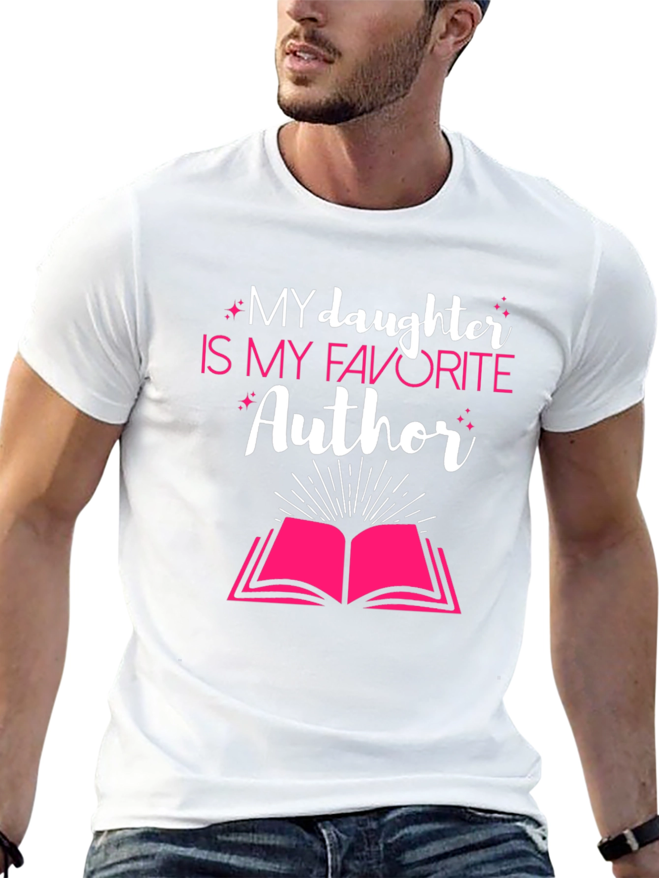 My Daughter is My Favorite Author T-Shirt