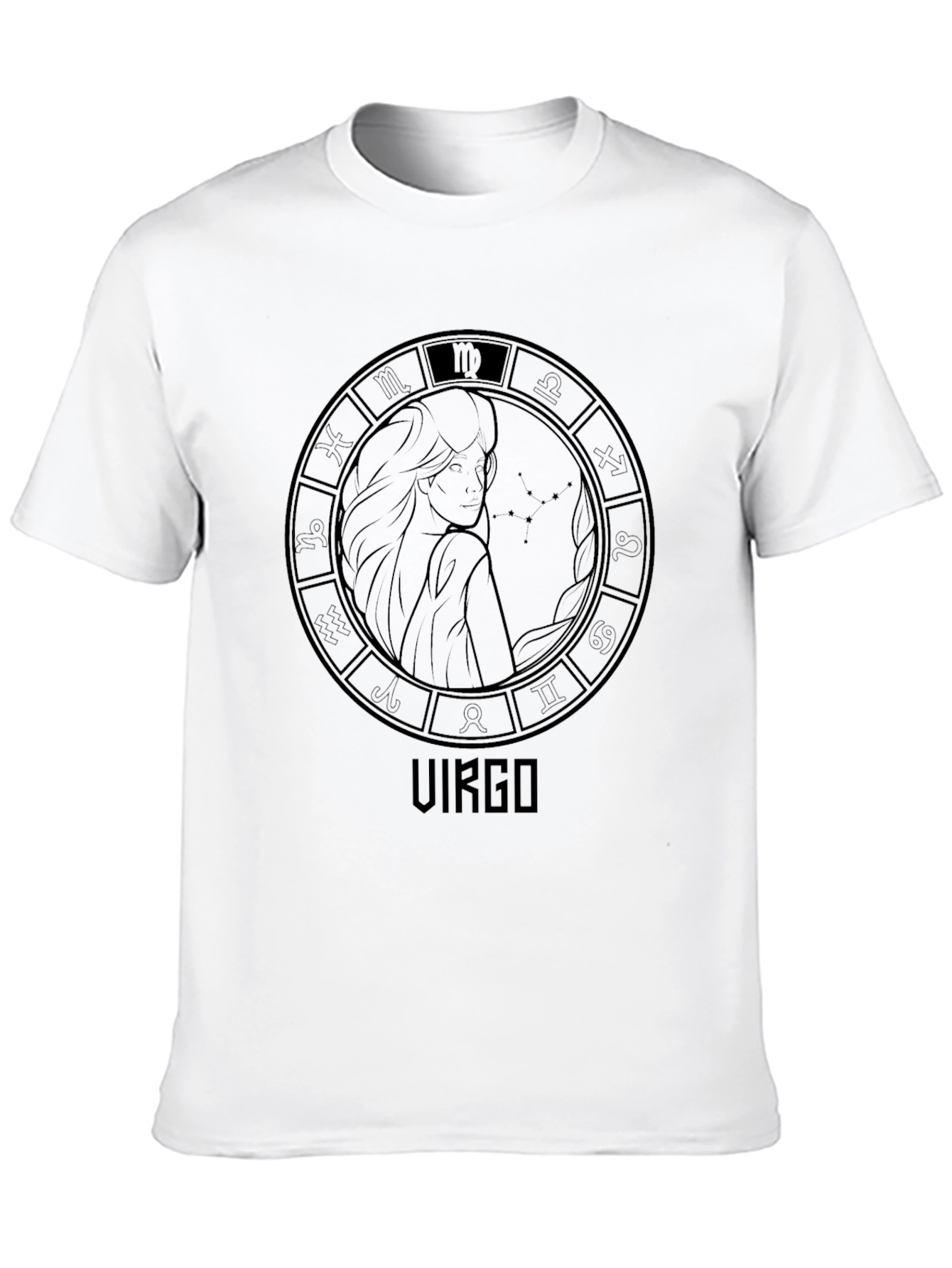 Virgo Zodiac Sign T-Shirt - Stylish Astrology Tee