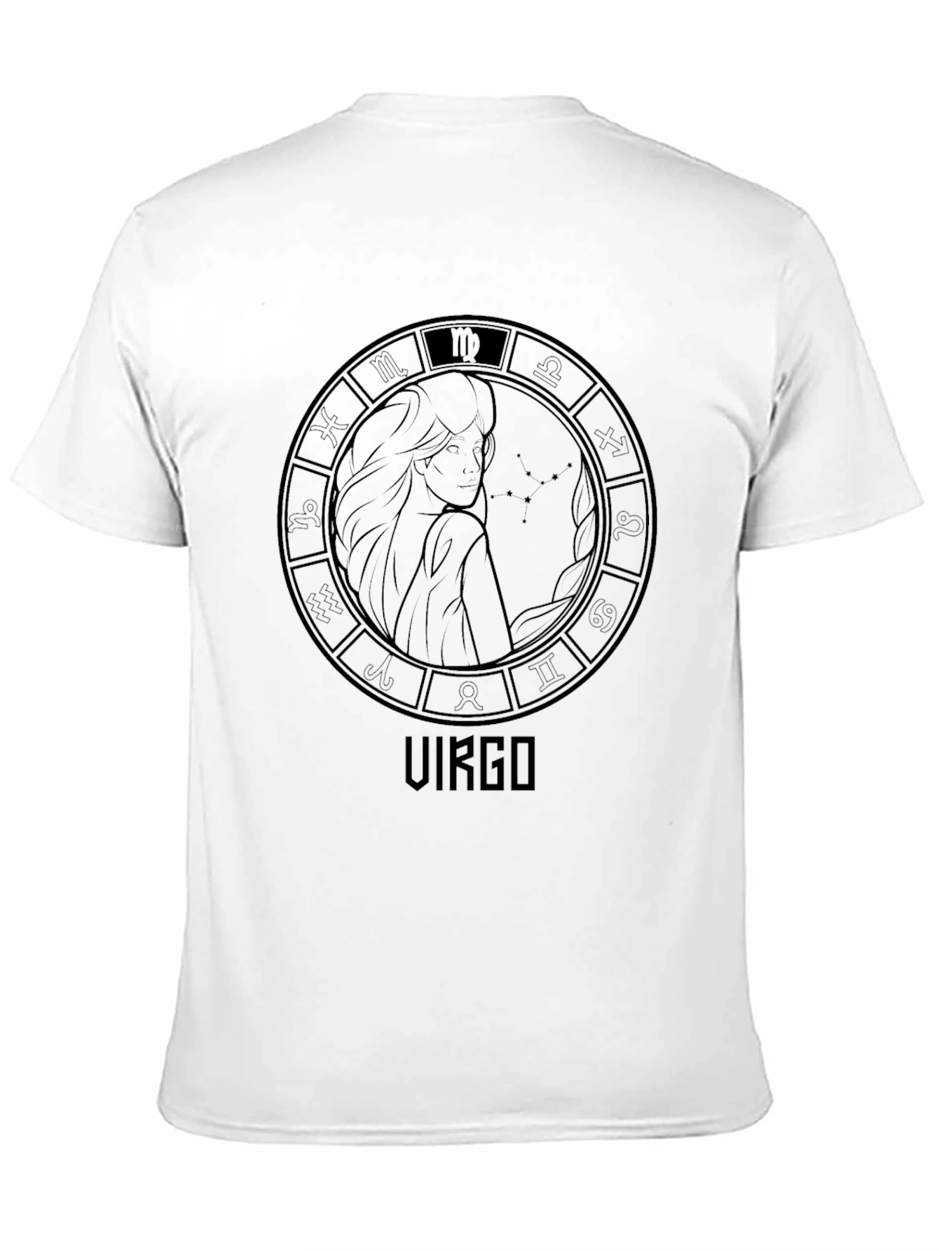 Virgo Zodiac Sign T-Shirt - Stylish Astrology Tee
