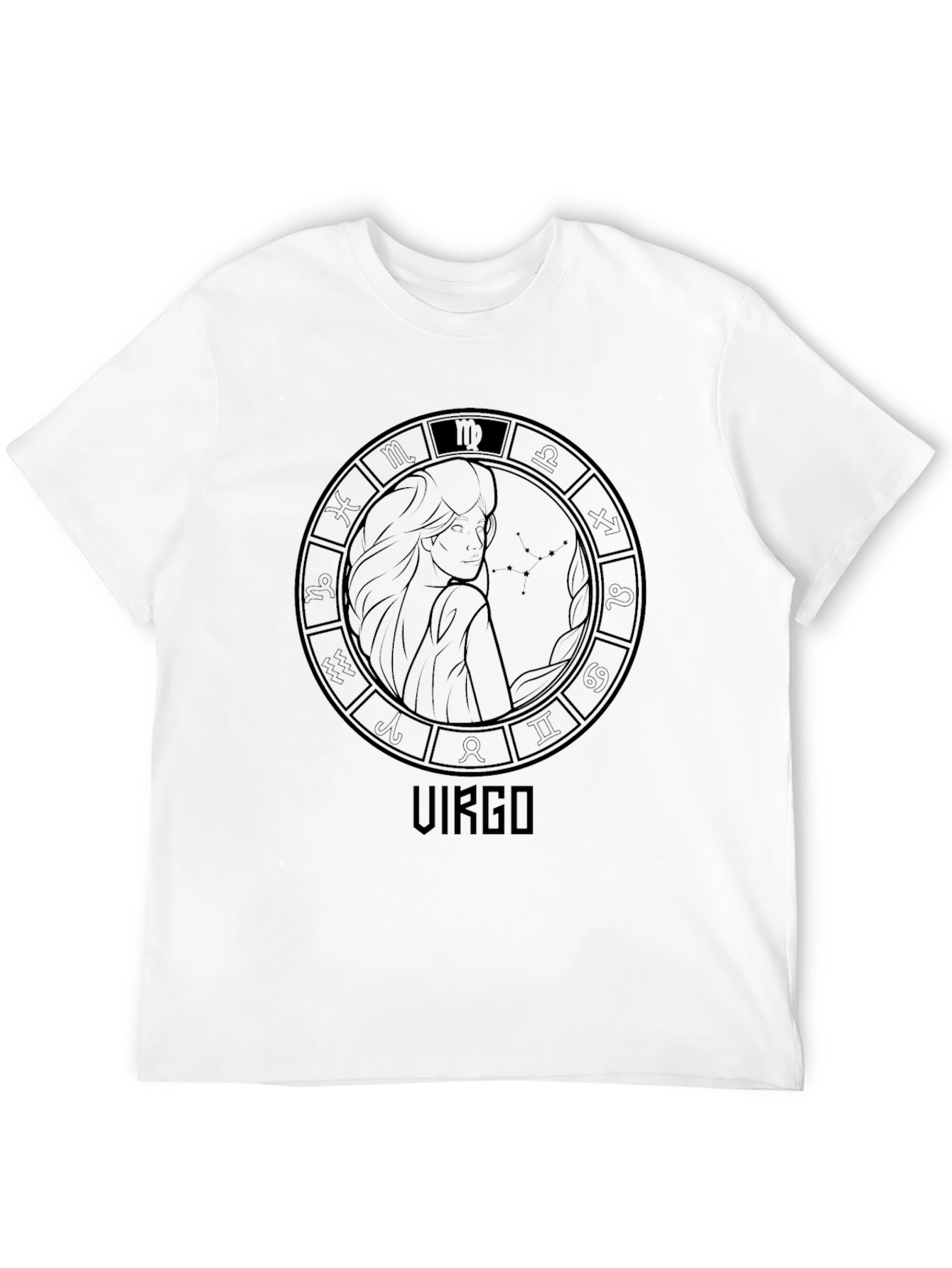 Virgo Zodiac Sign T-Shirt - Stylish Astrology Tee