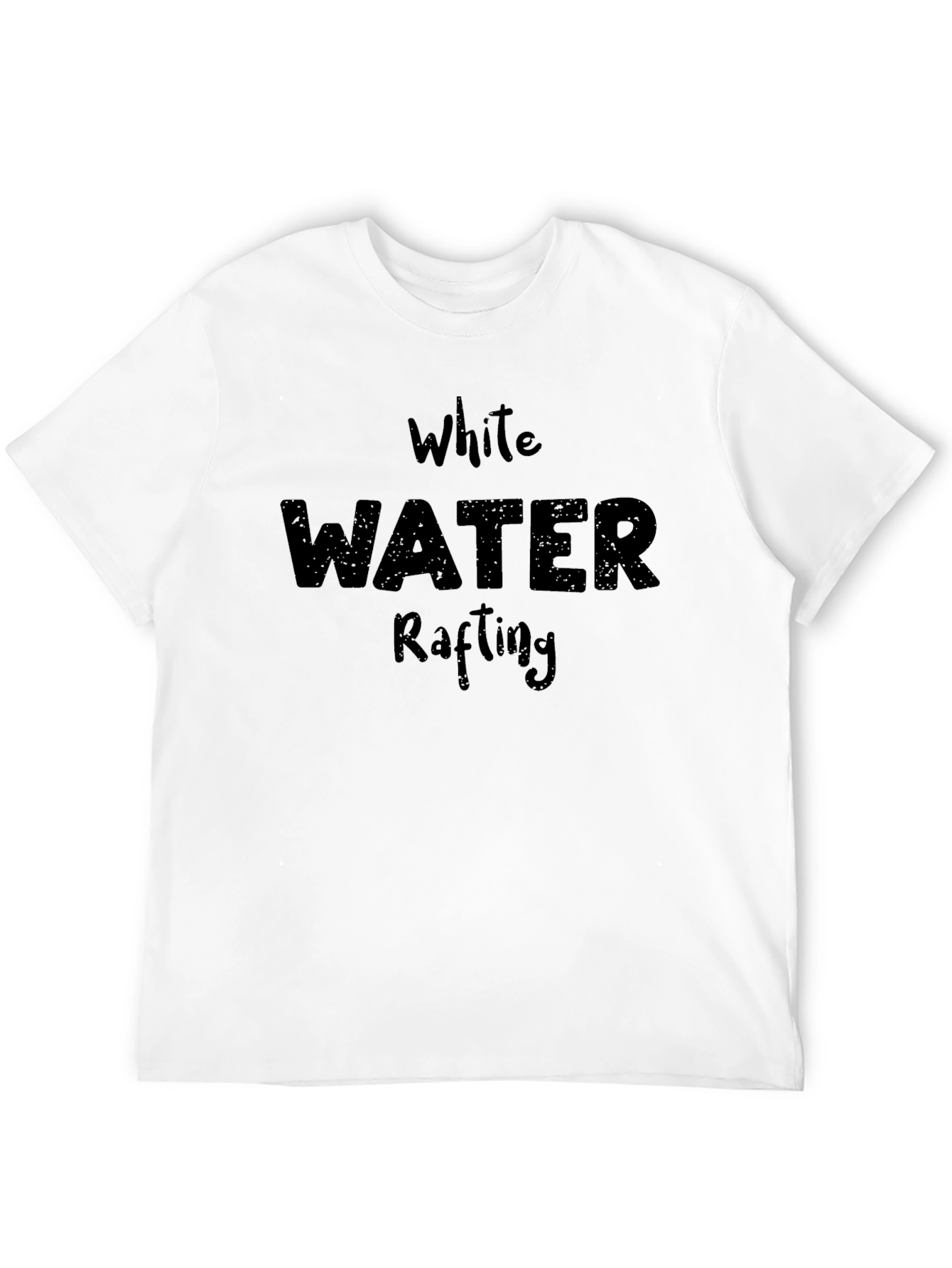 White Water Rafting Graphic Tee Shirt for Men