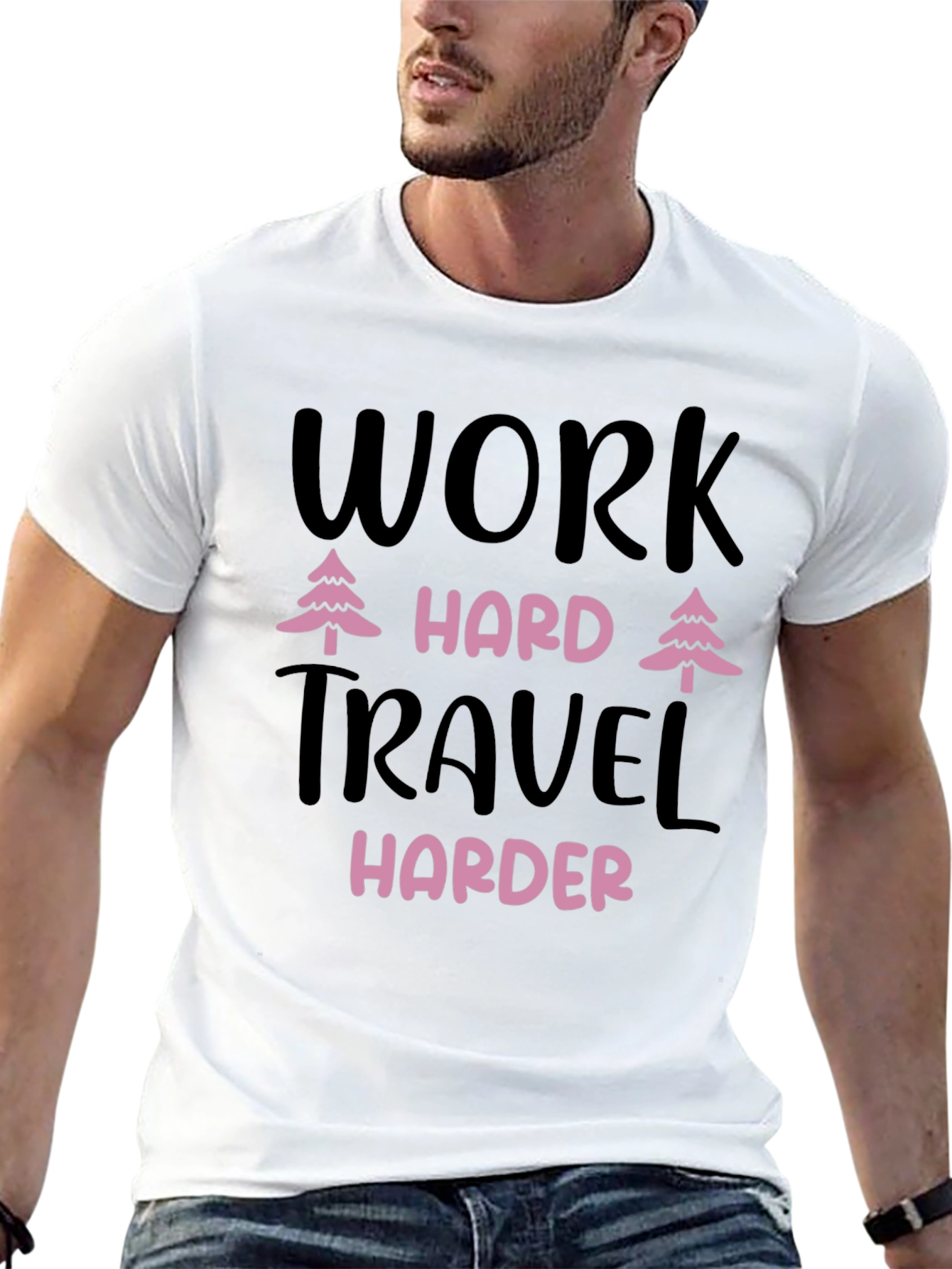 Work Hard Travel Harder Graphic Tee