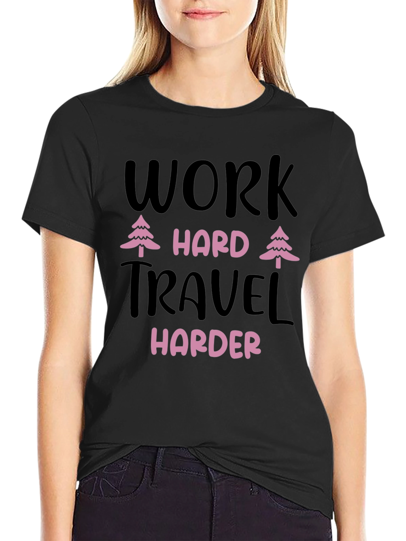 Work Hard Travel Harder Graphic Tee