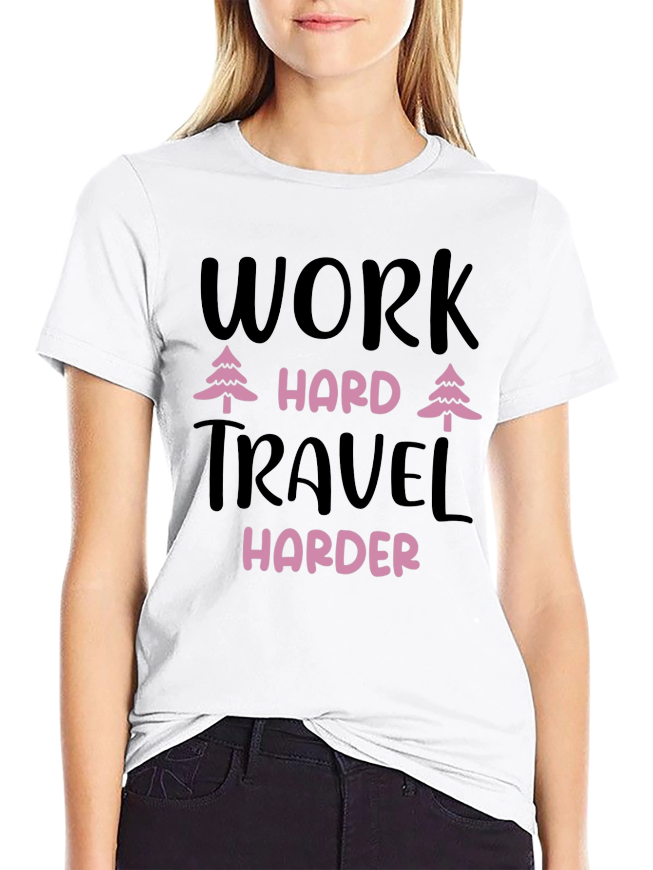 Work Hard Travel Harder Graphic Tee