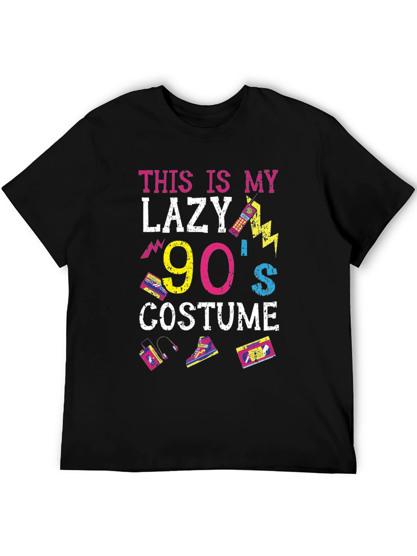 90s Costume T-Shirt - Lazy Retro Style Tee