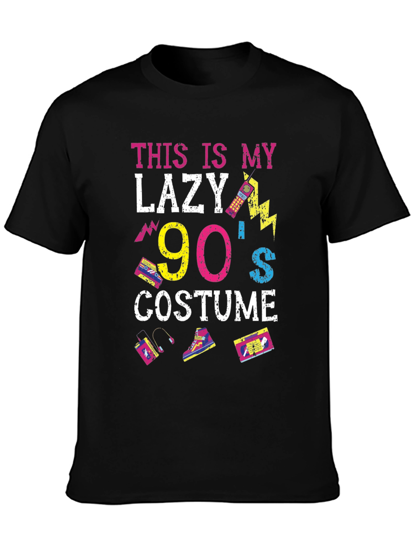 90s Costume T-Shirt - Lazy Retro Style Tee