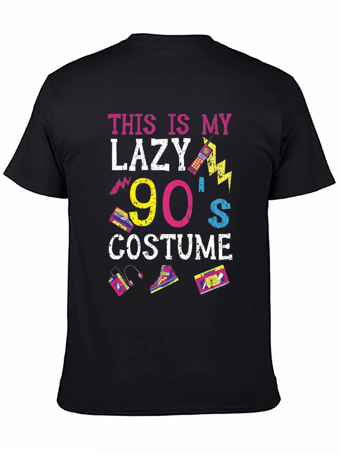 90s Costume T-Shirt - Lazy Retro Style Tee