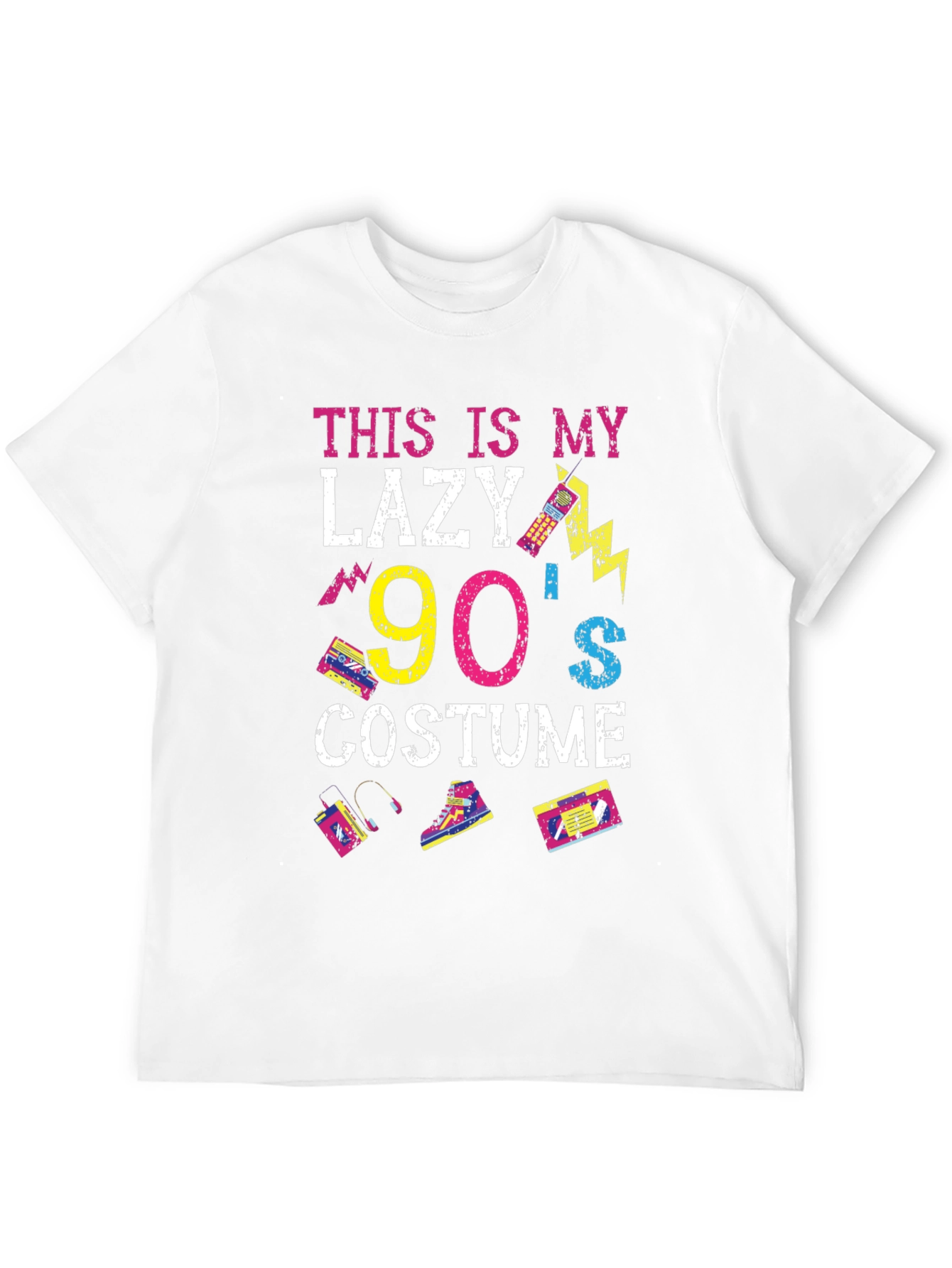 90s Costume T-Shirt - Lazy Retro Style Tee