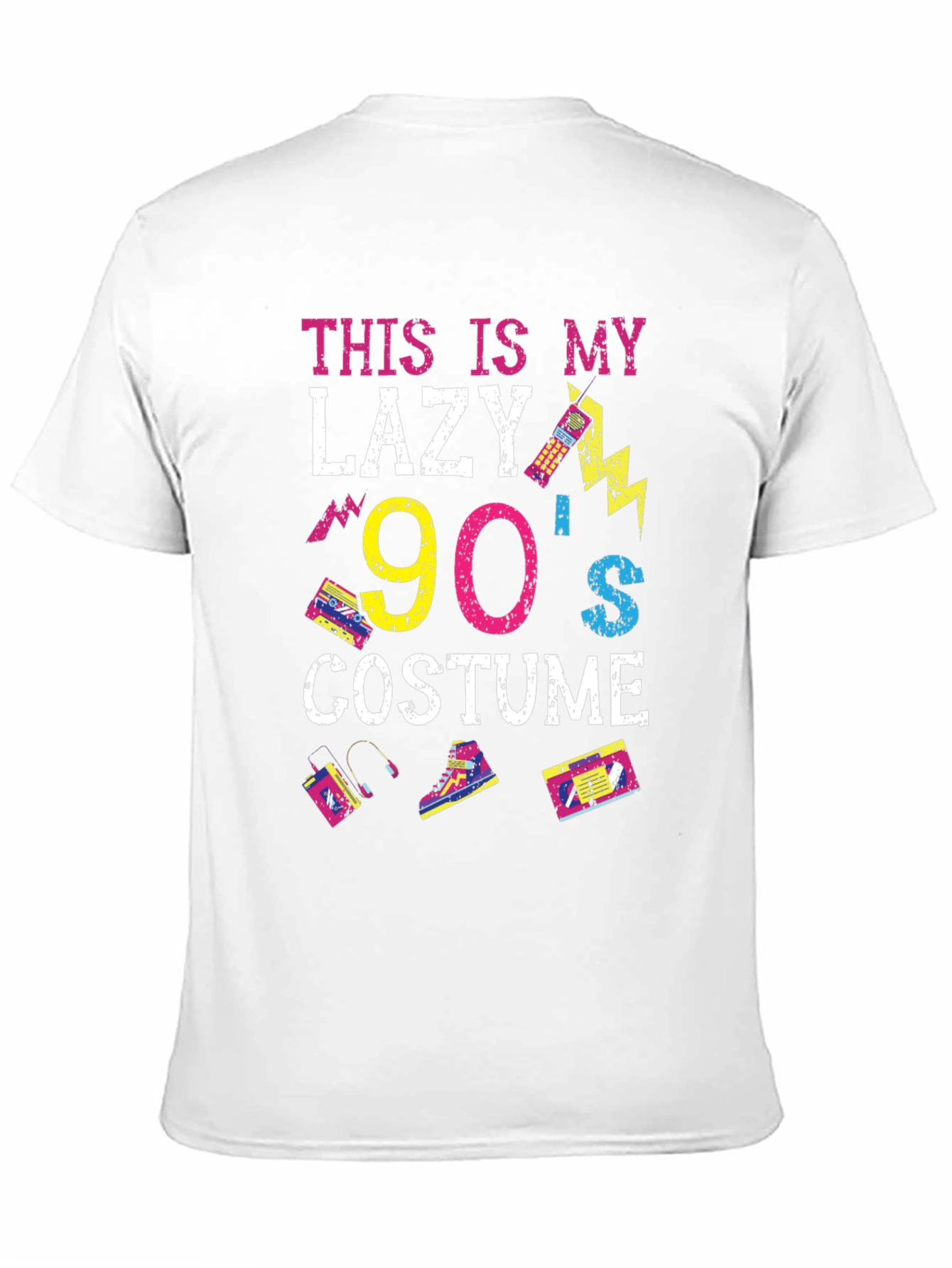 90s Costume T-Shirt - Lazy Retro Style Tee