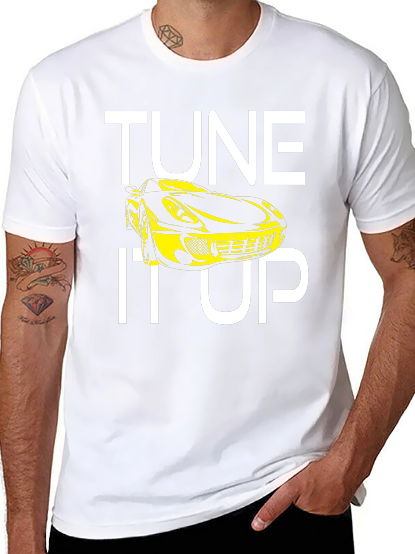 Tune It Up Car Graphic T-Shirt