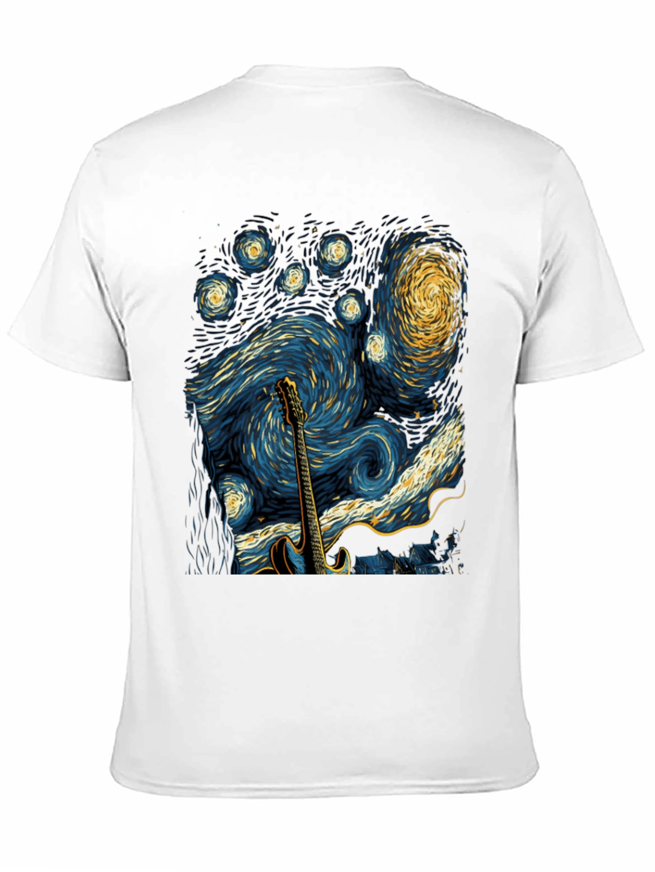 Starry Night Guitar T-Shirt