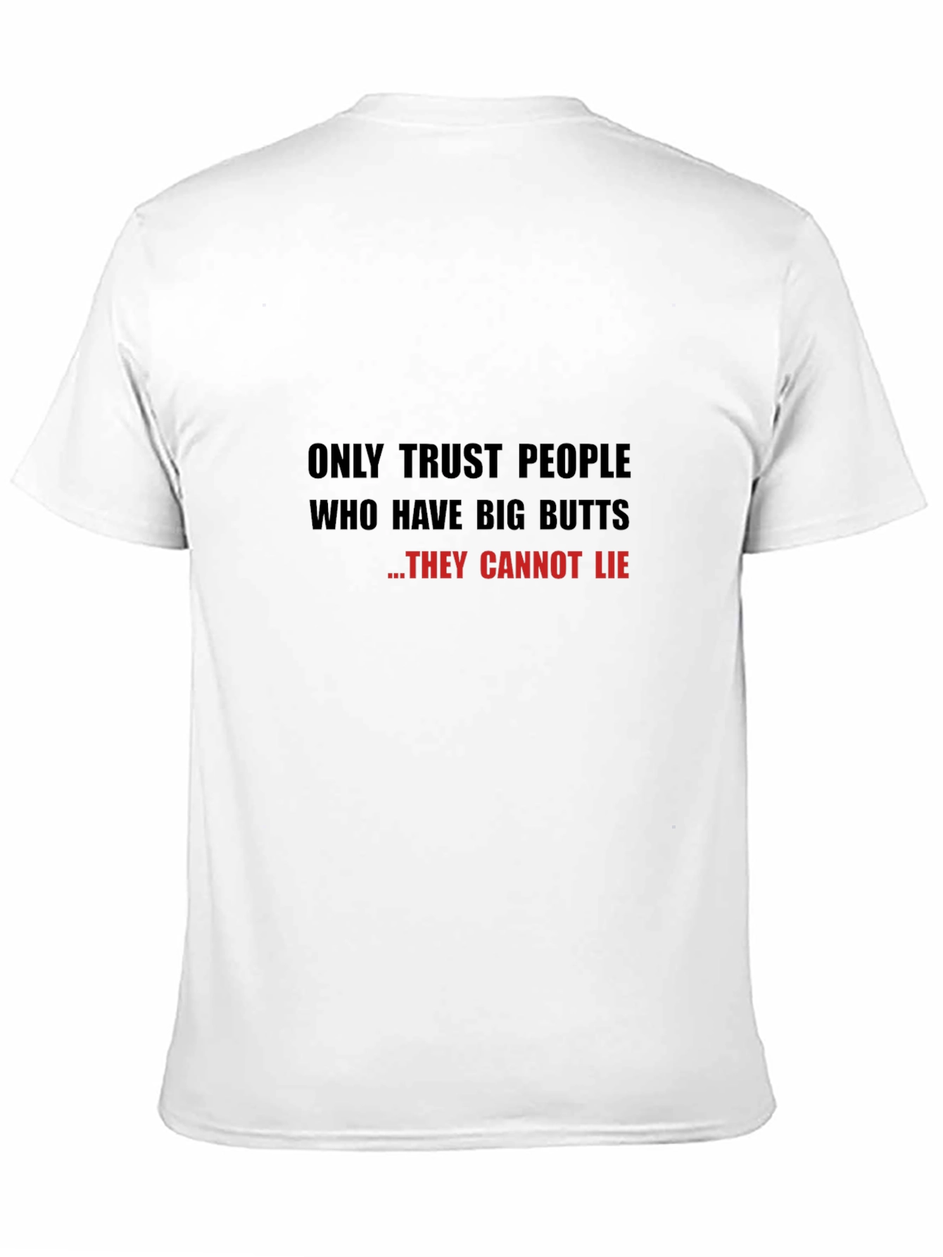 Funny Big Butts Graphic T-Shirt - Black