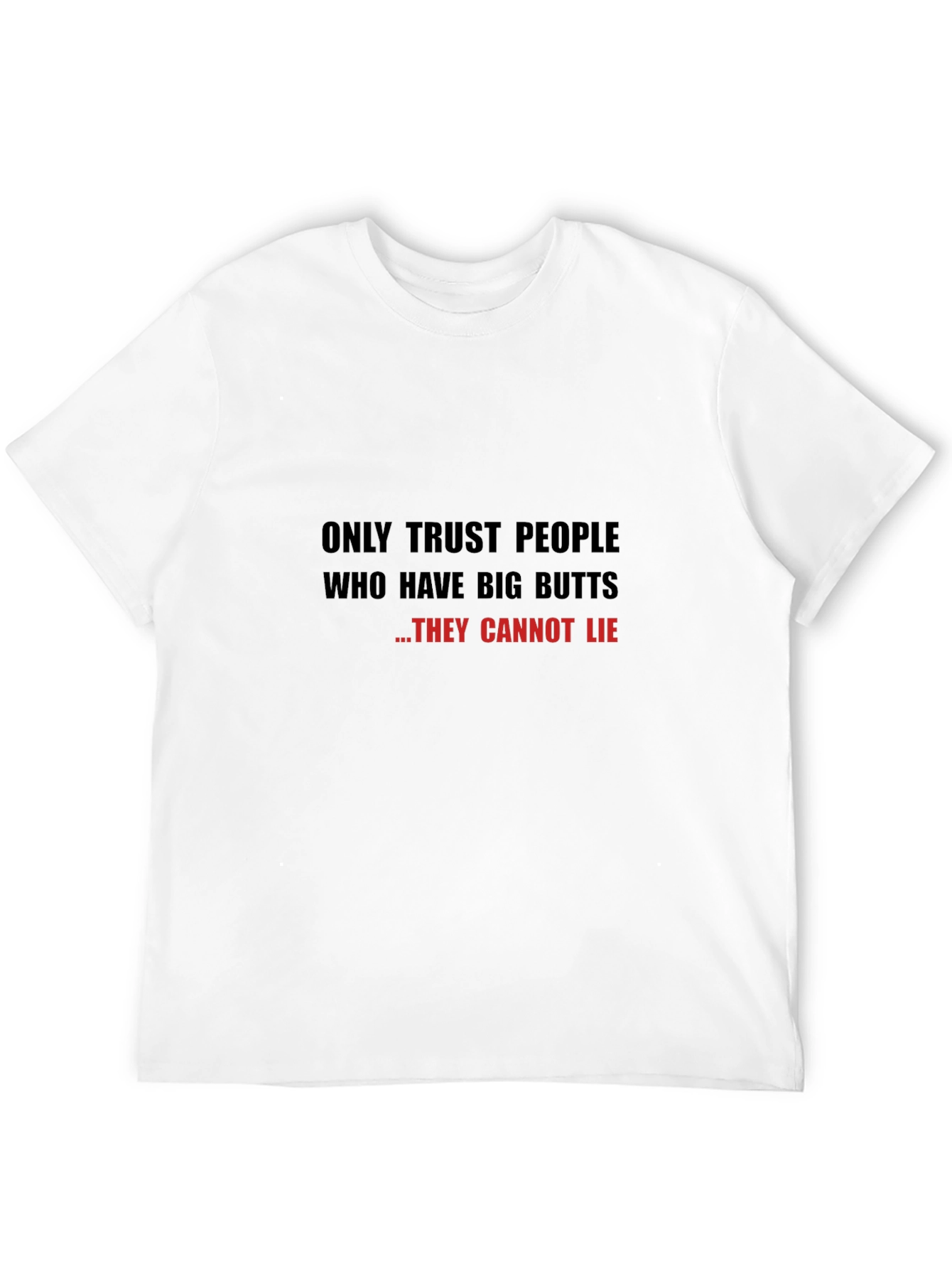Funny Big Butts Graphic T-Shirt - Black