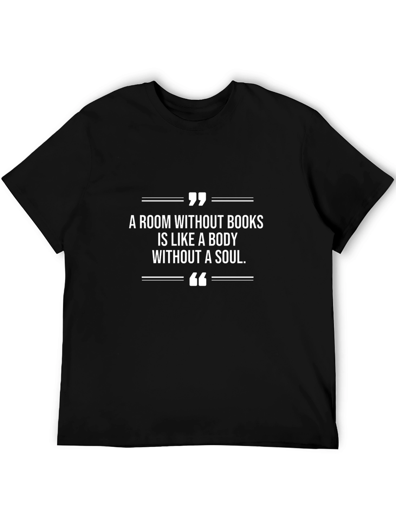 Book Lovers T-Shirt: A Room Without Books