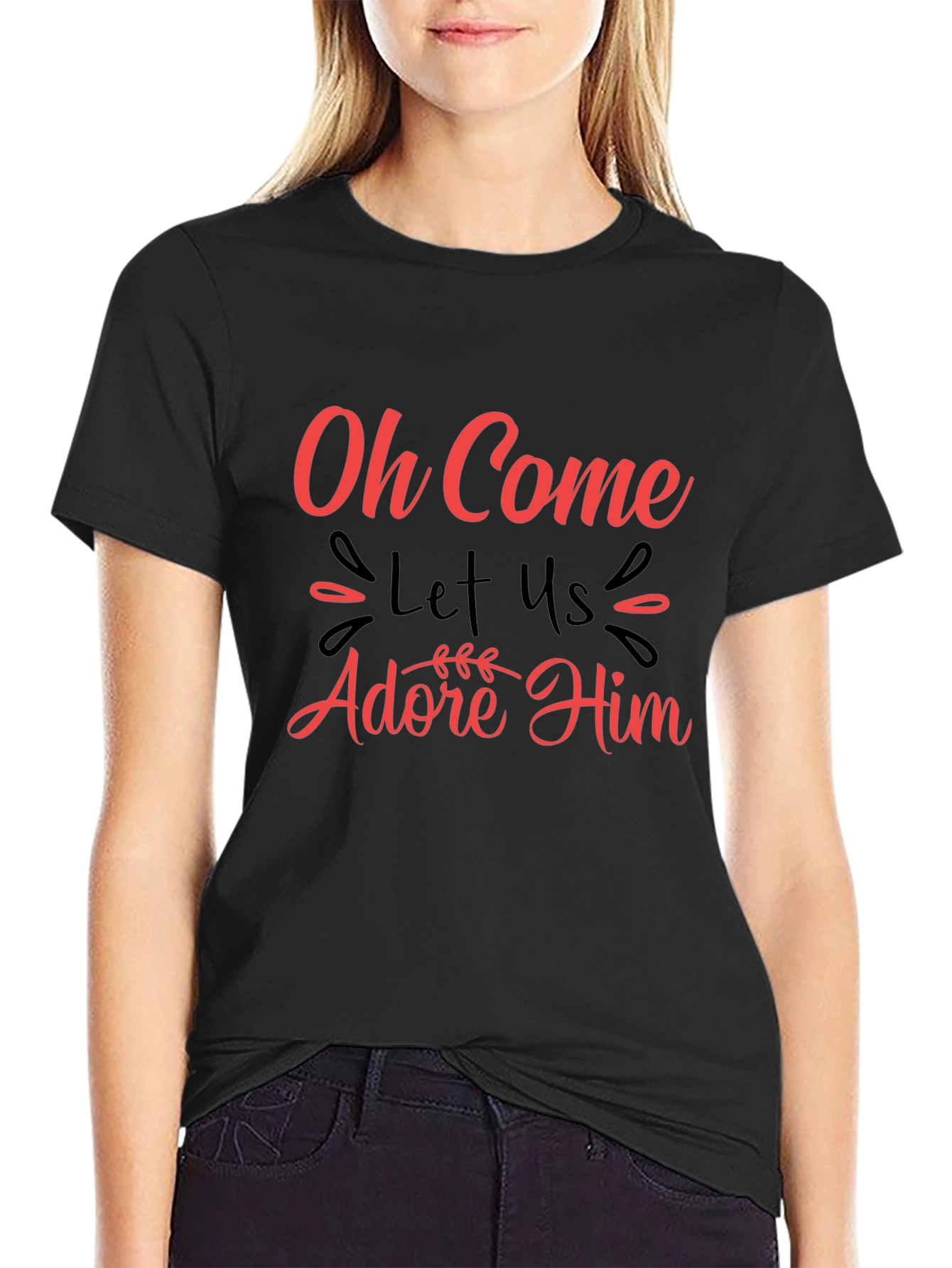 Oh Come Let Us Adore Him T-Shirt