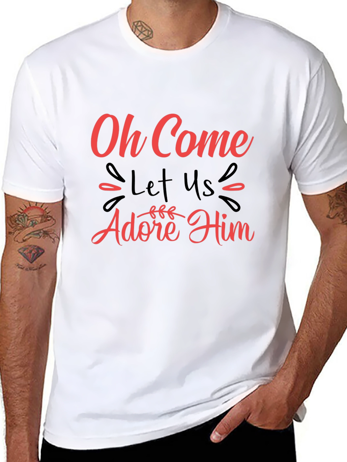 Oh Come Let Us Adore Him T-Shirt