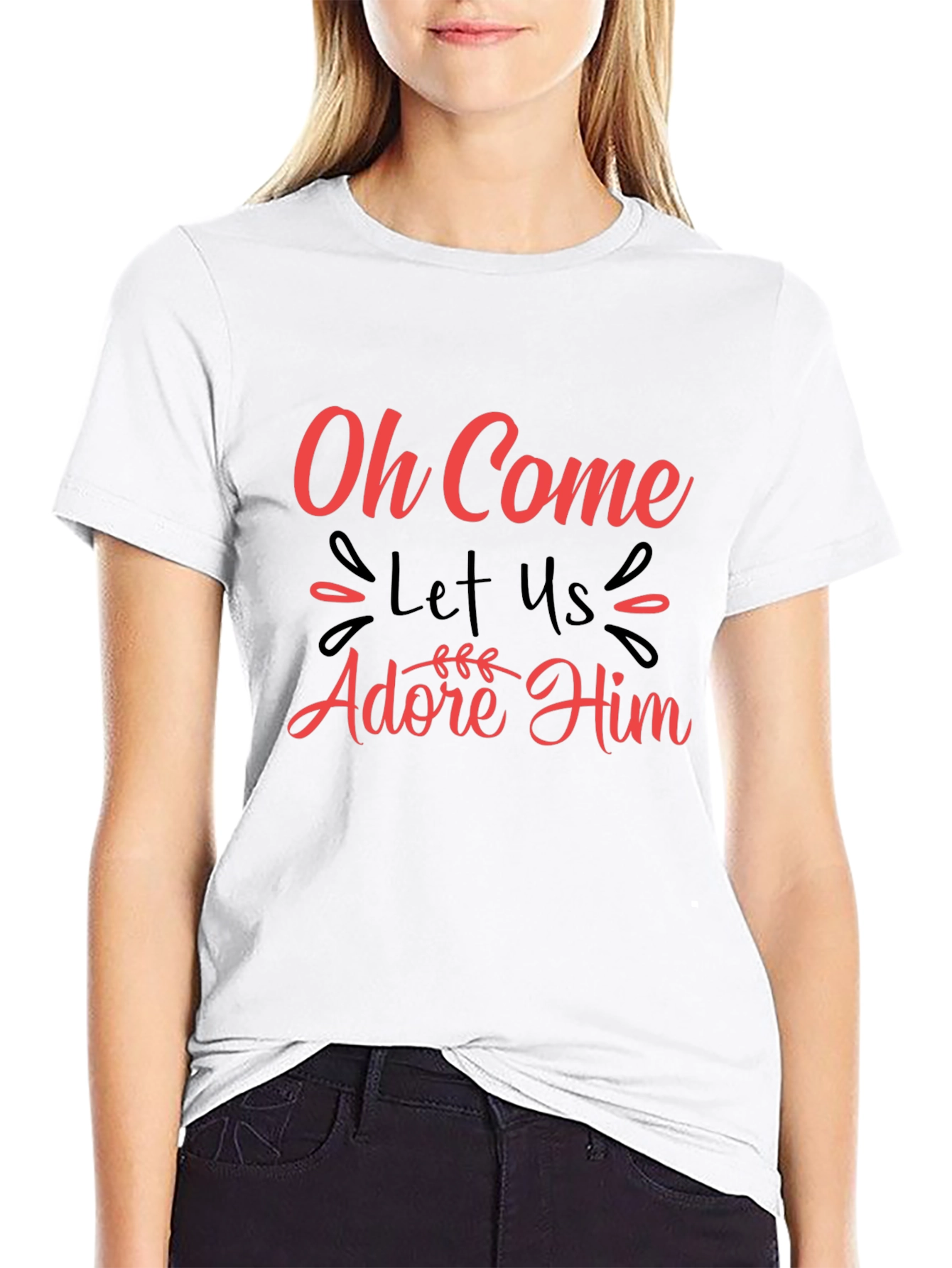 Oh Come Let Us Adore Him T-Shirt