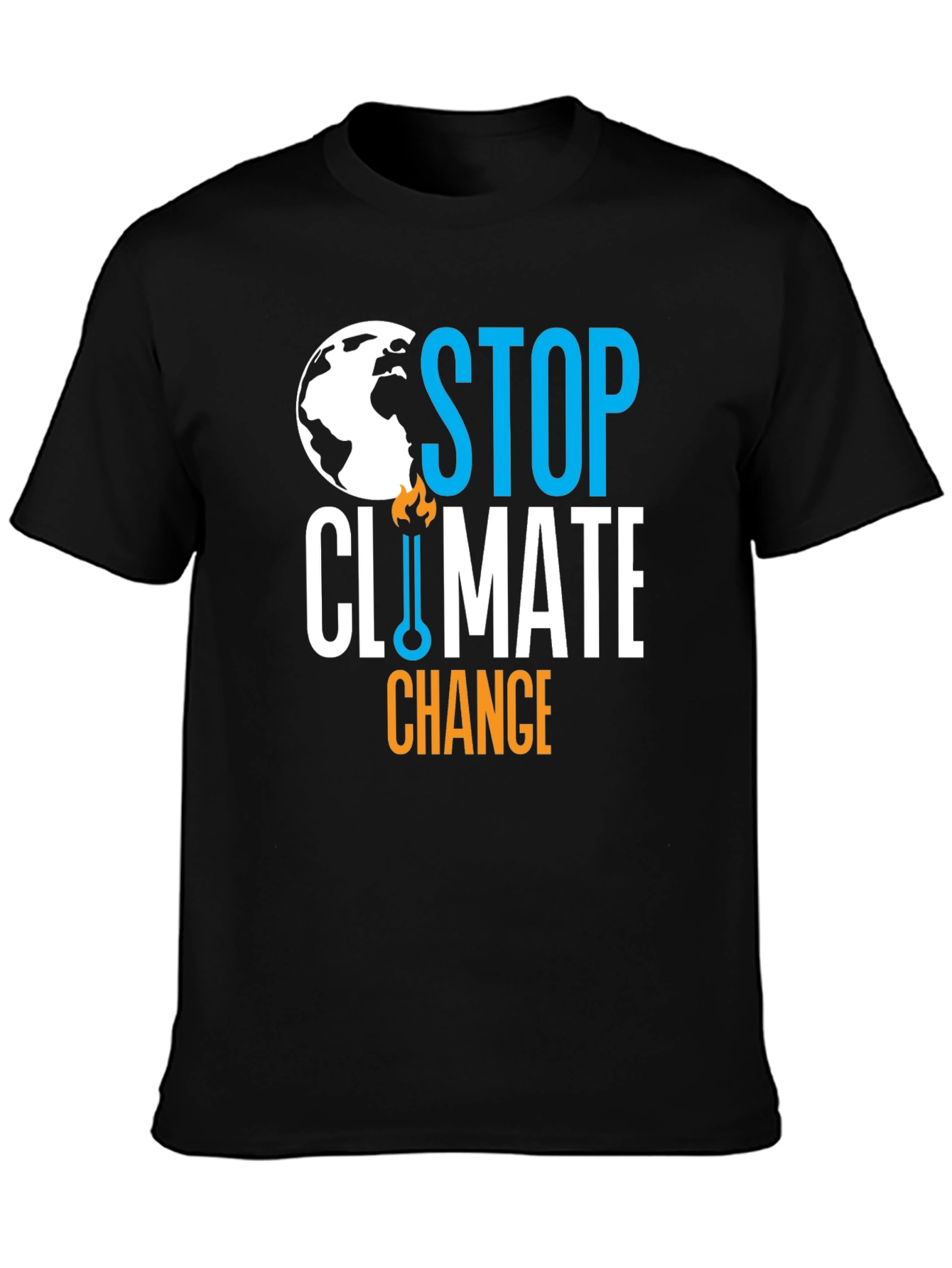 Stop Climate Change Graphic T-Shirt