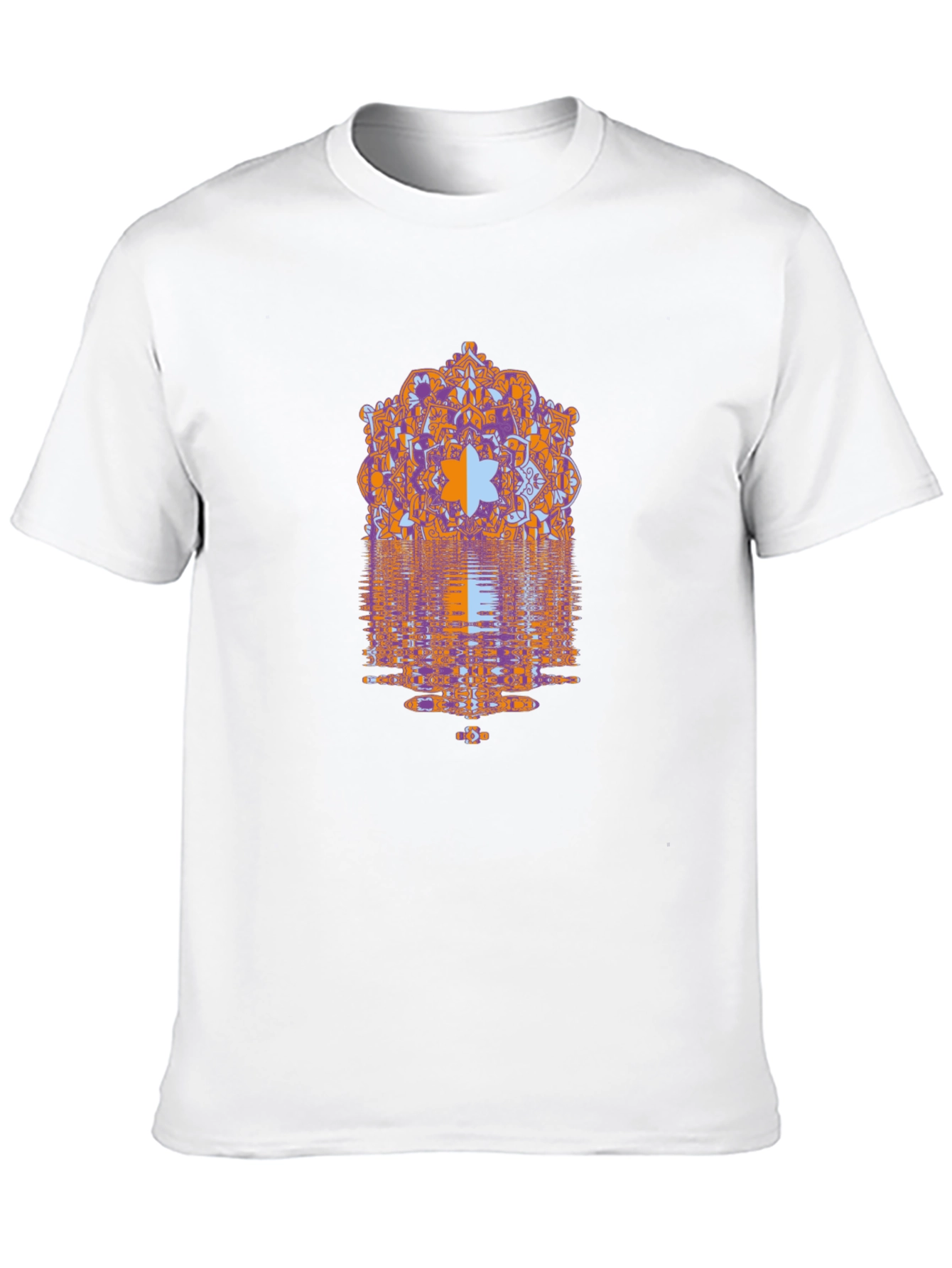 Geometric Mandala Graphic Print Mens Tee