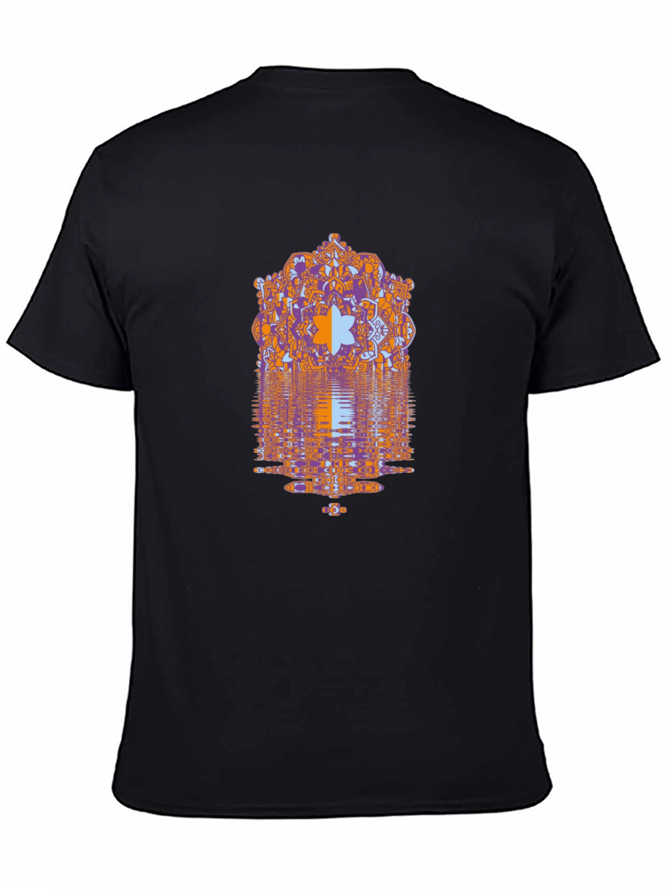 Geometric Mandala Graphic Print Mens Tee
