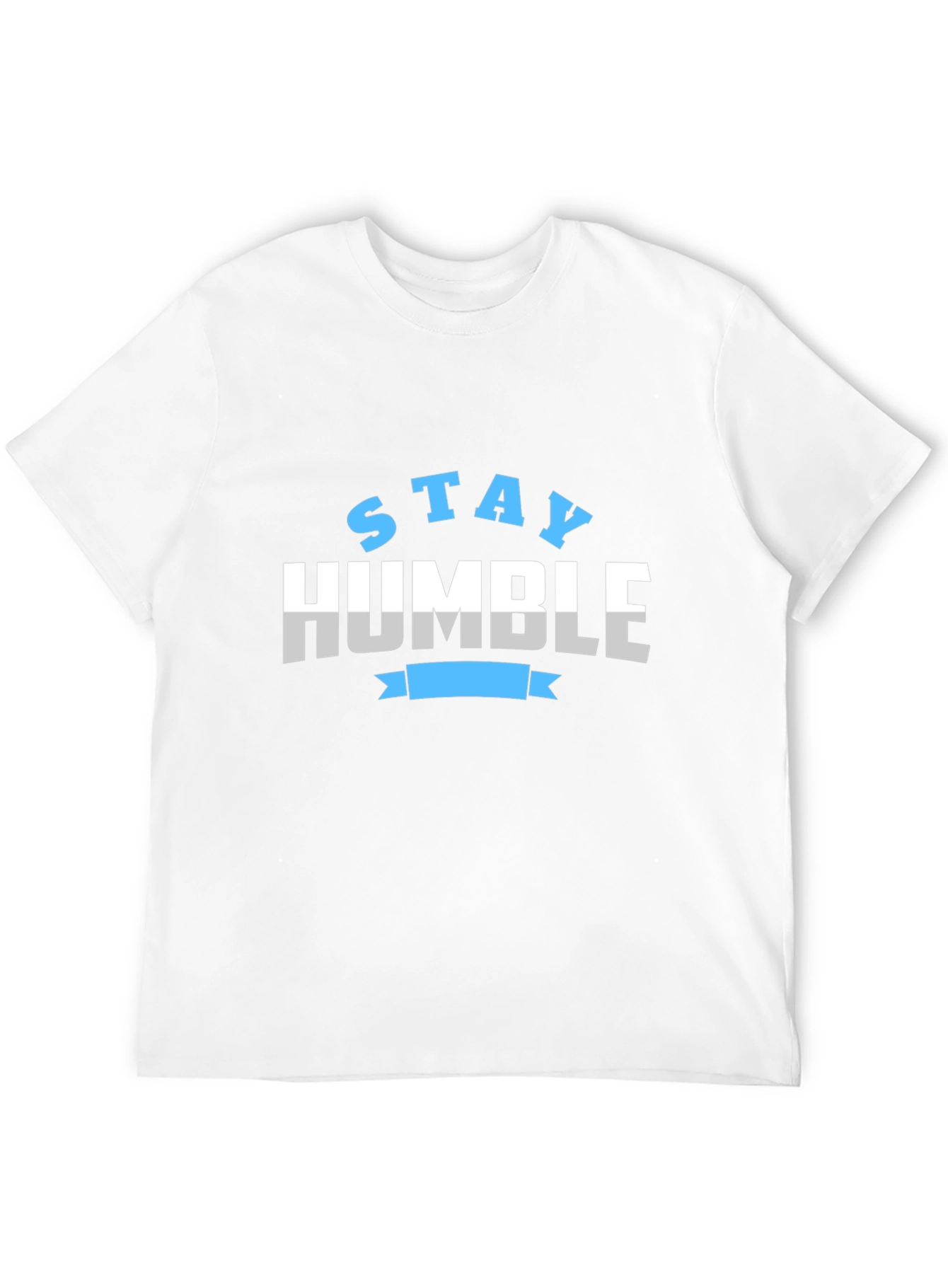 Stay Humble Graphic Print Black T-Shirt