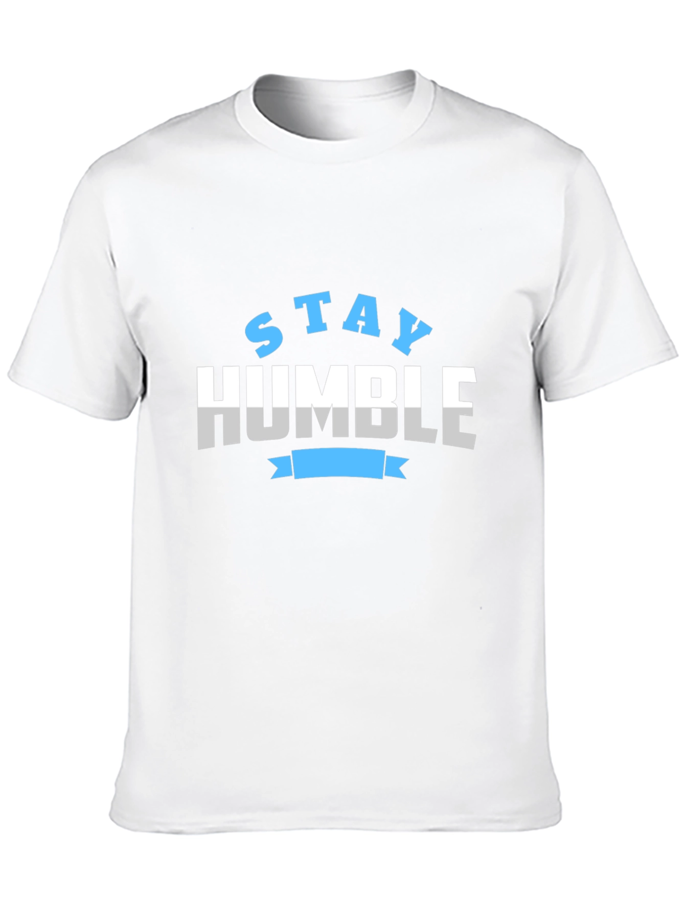 Stay Humble Graphic Print Black T-Shirt