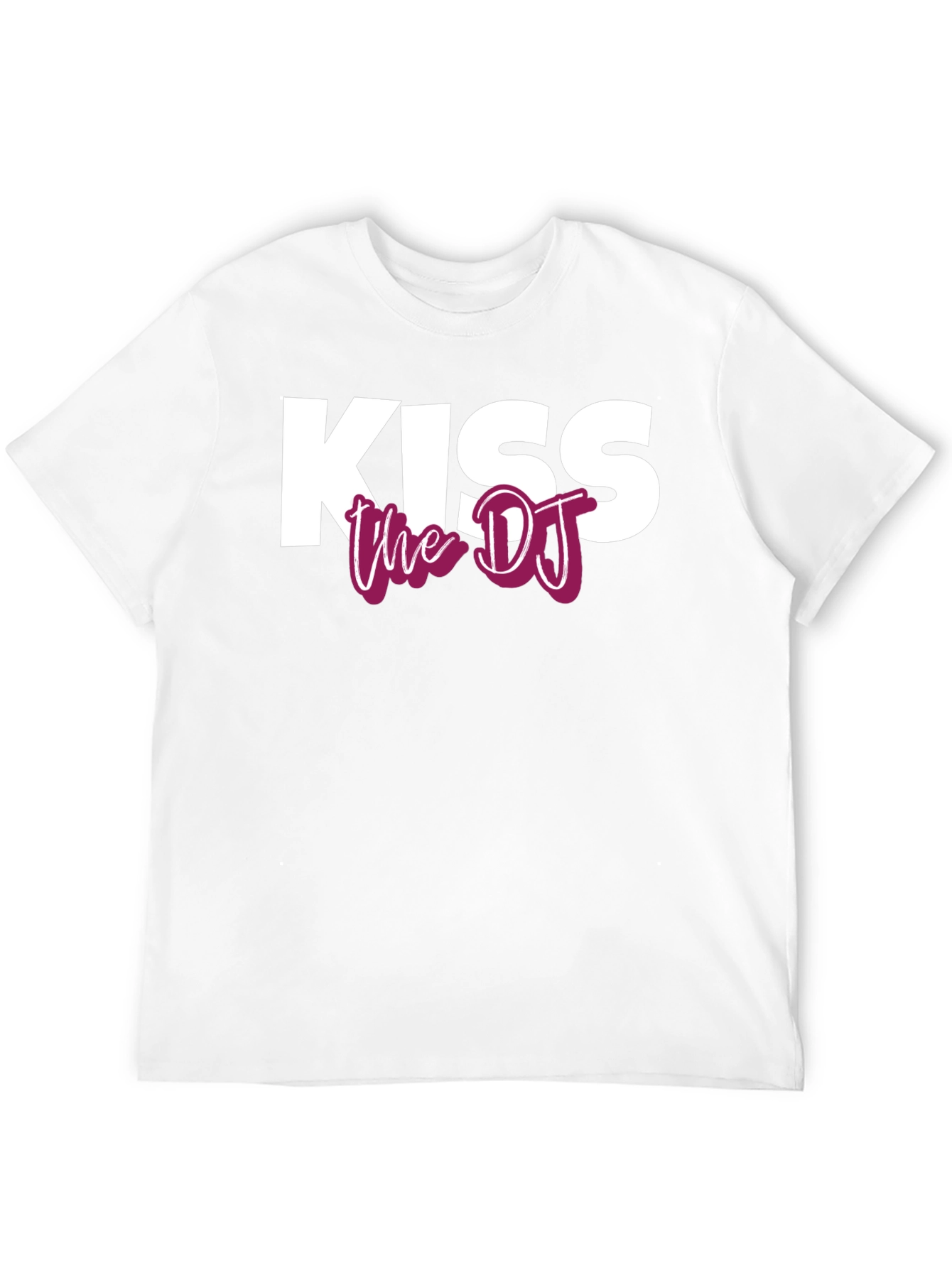 Kiss the DJ Graphic Tee - Black Unisex T-Shirt