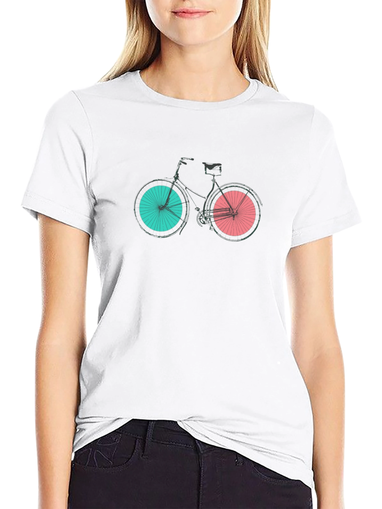 Stylish Bike Graphic Tee - Modern Design