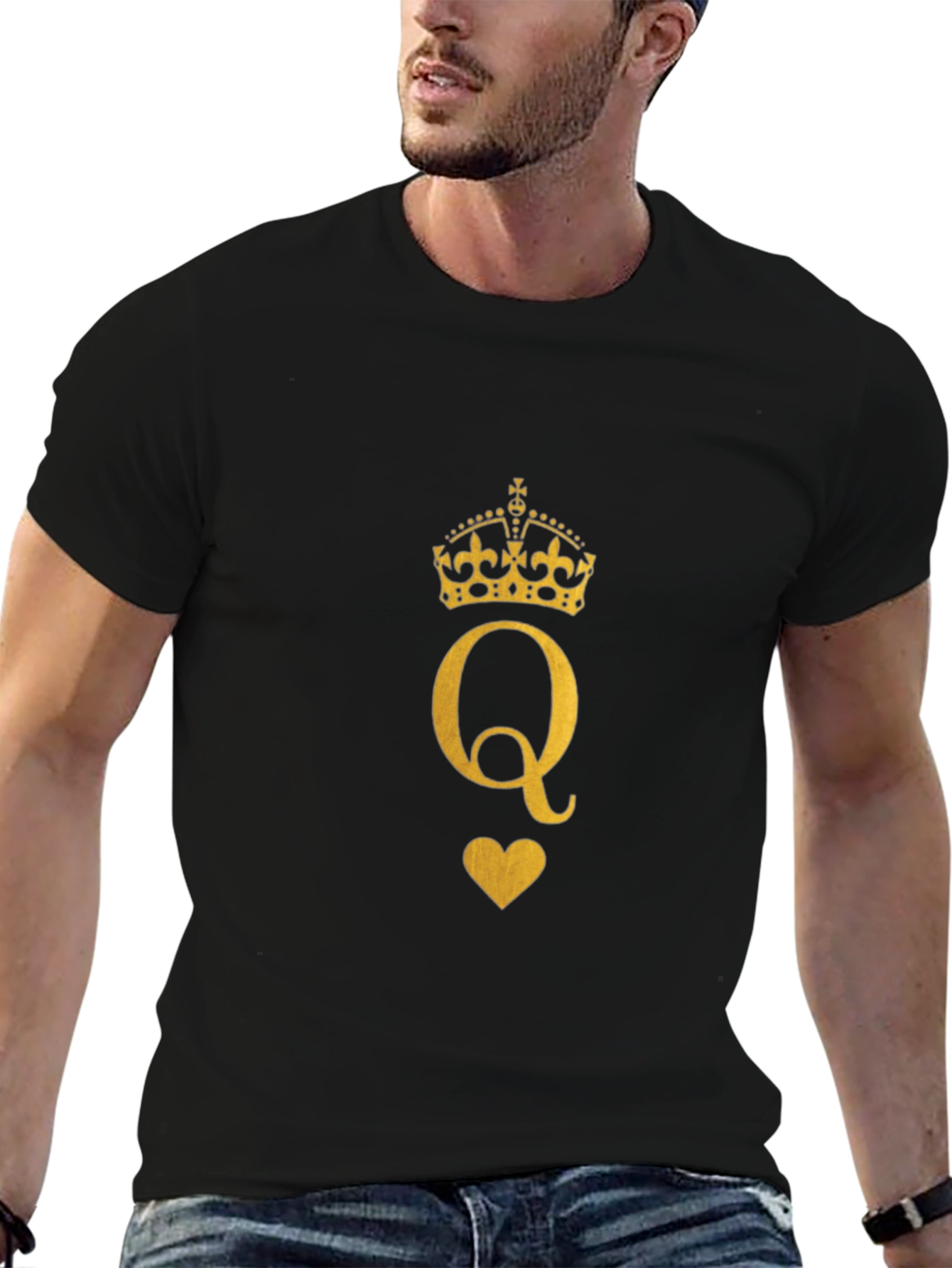 Queen of Hearts T-Shirt - Royal Card Deck Design