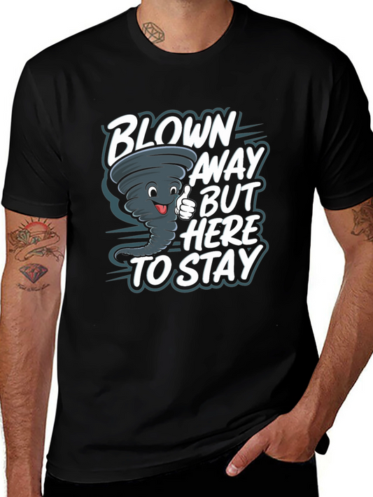 Blown Away Tornado Graphic Tee - Black